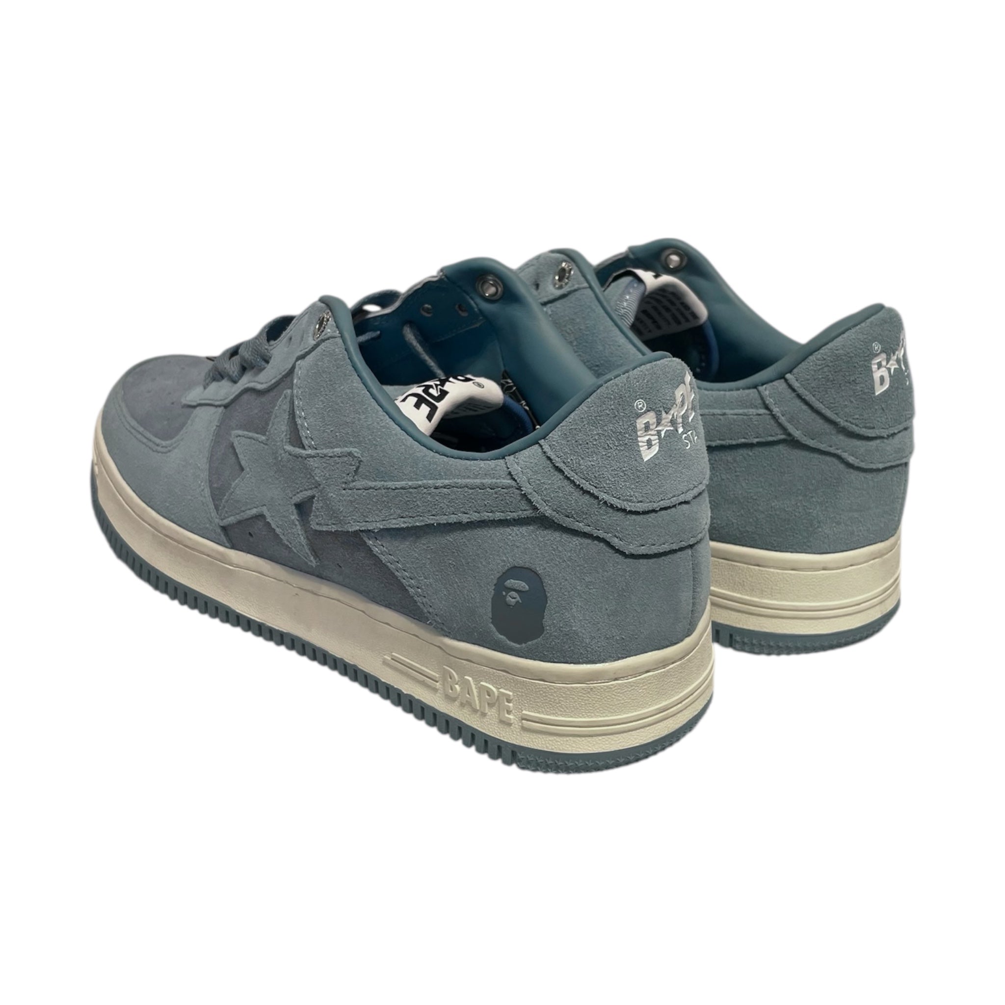 BAPE STA!/Low-Sneakers/US 8/Suede/BLU/U-Tip/M2 SUEDE BLUE view 2