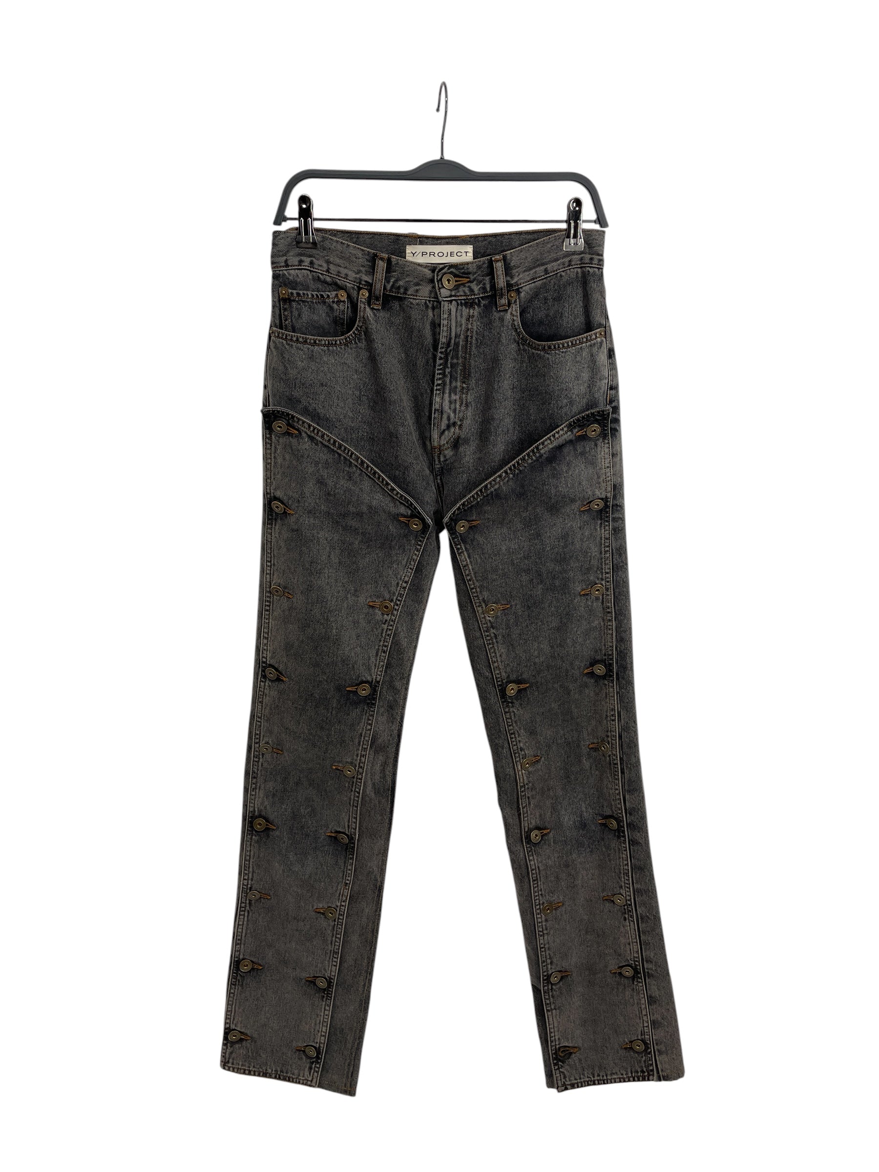 Y/PROJECT/Pants/Cotton/GRY/DETACHABLE PANELS/GRY WASH view 1