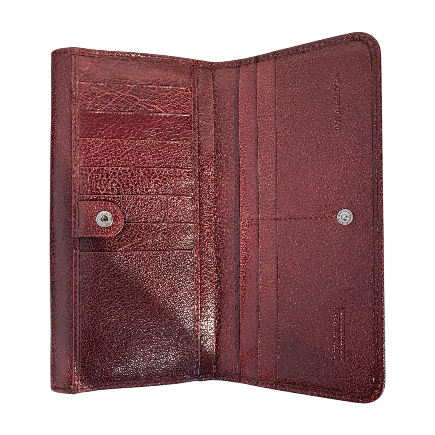 BURBERRY/Long Wallet/Leather/RED/CHERRY RED view 5