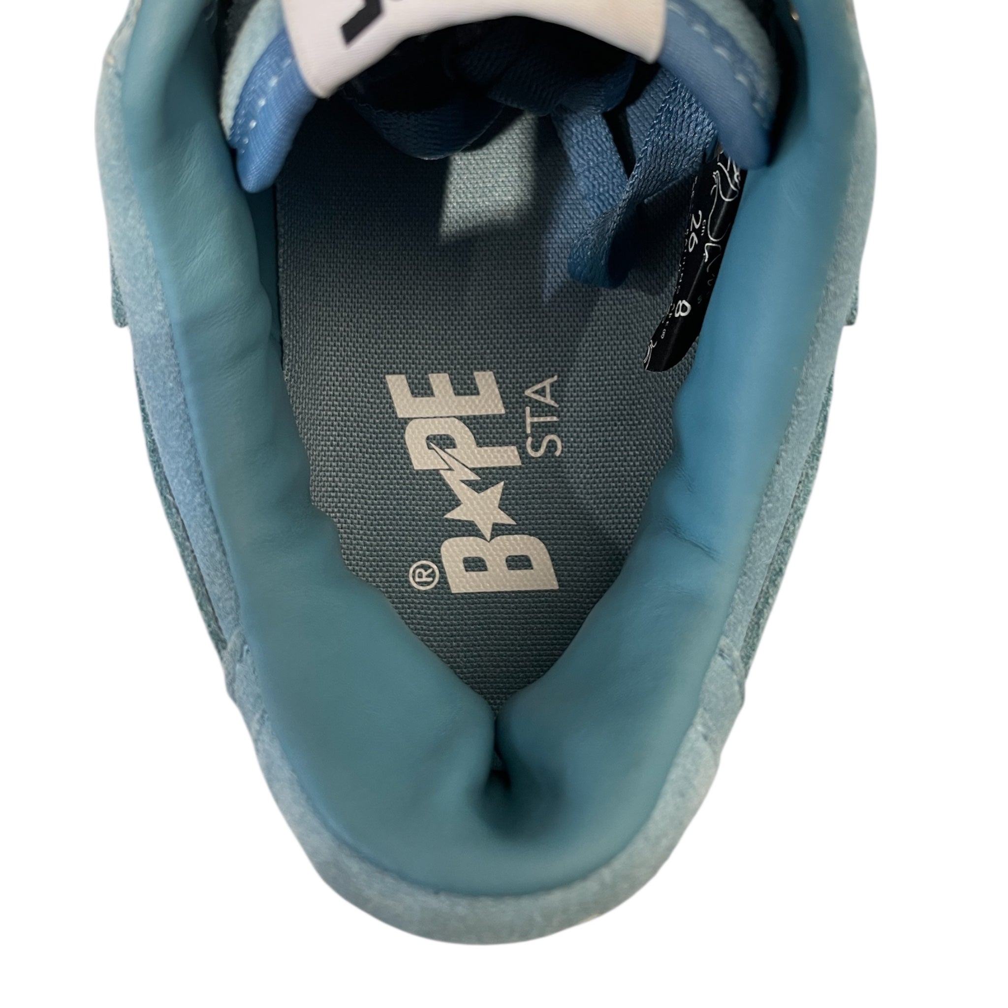 BAPE STA!/Low-Sneakers/US 8/Suede/BLU/U-Tip/M2 SUEDE BLUE view 3
