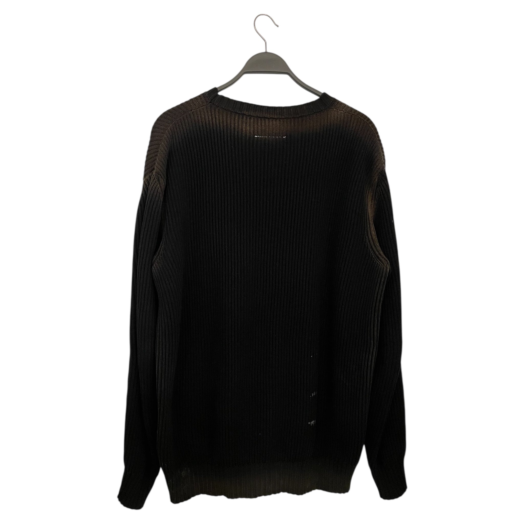 MM6/Sweater/XL/Cotton/BLK/"M" logo view 2