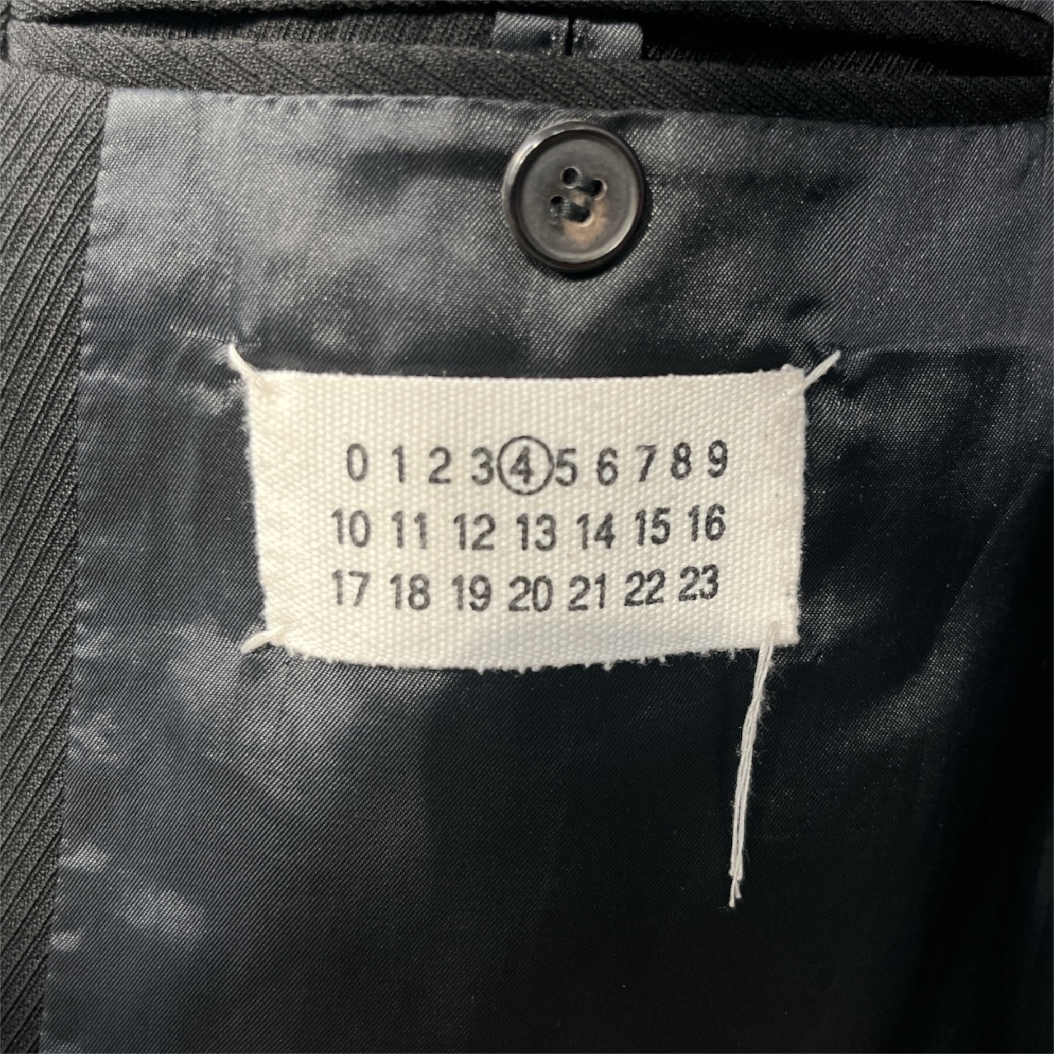 Maison Margiela/Tailored Jkt/42/Cotton/BLK/31-AM089 view 3