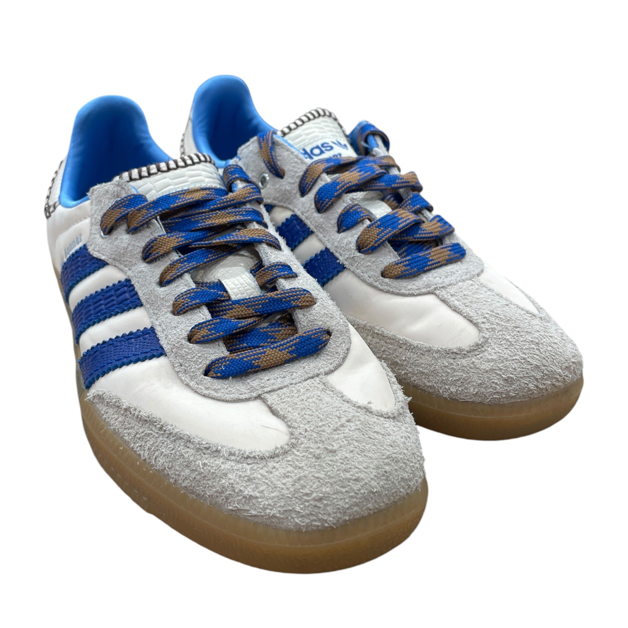 adidas/Low-Sneakers/US 7.5/Stripe/MLT/wales bonner blue stripe view 1