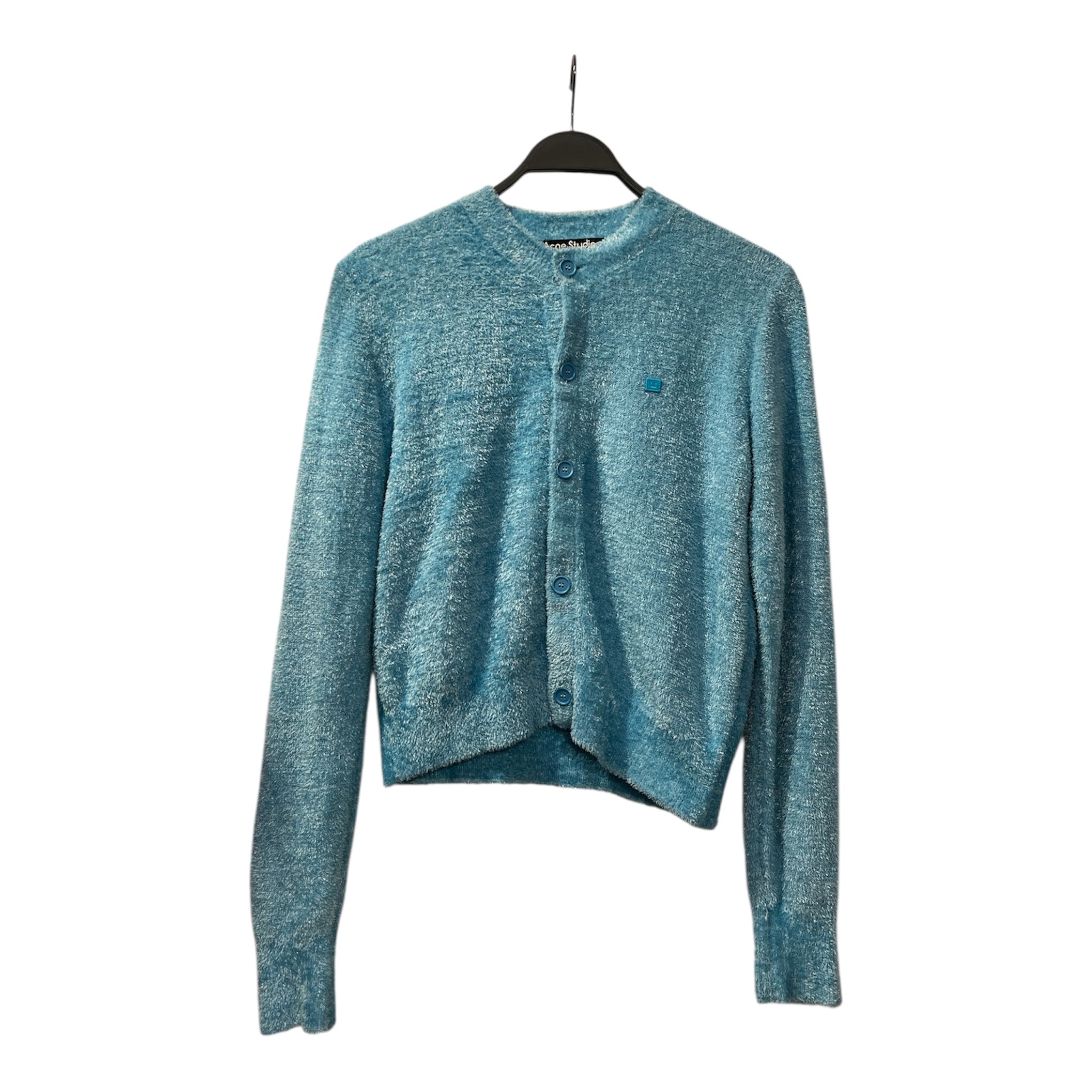 Acne Studios/Cardigan/S/Polyester/BLU/KENTY HAIRY CARDIGAN view 1