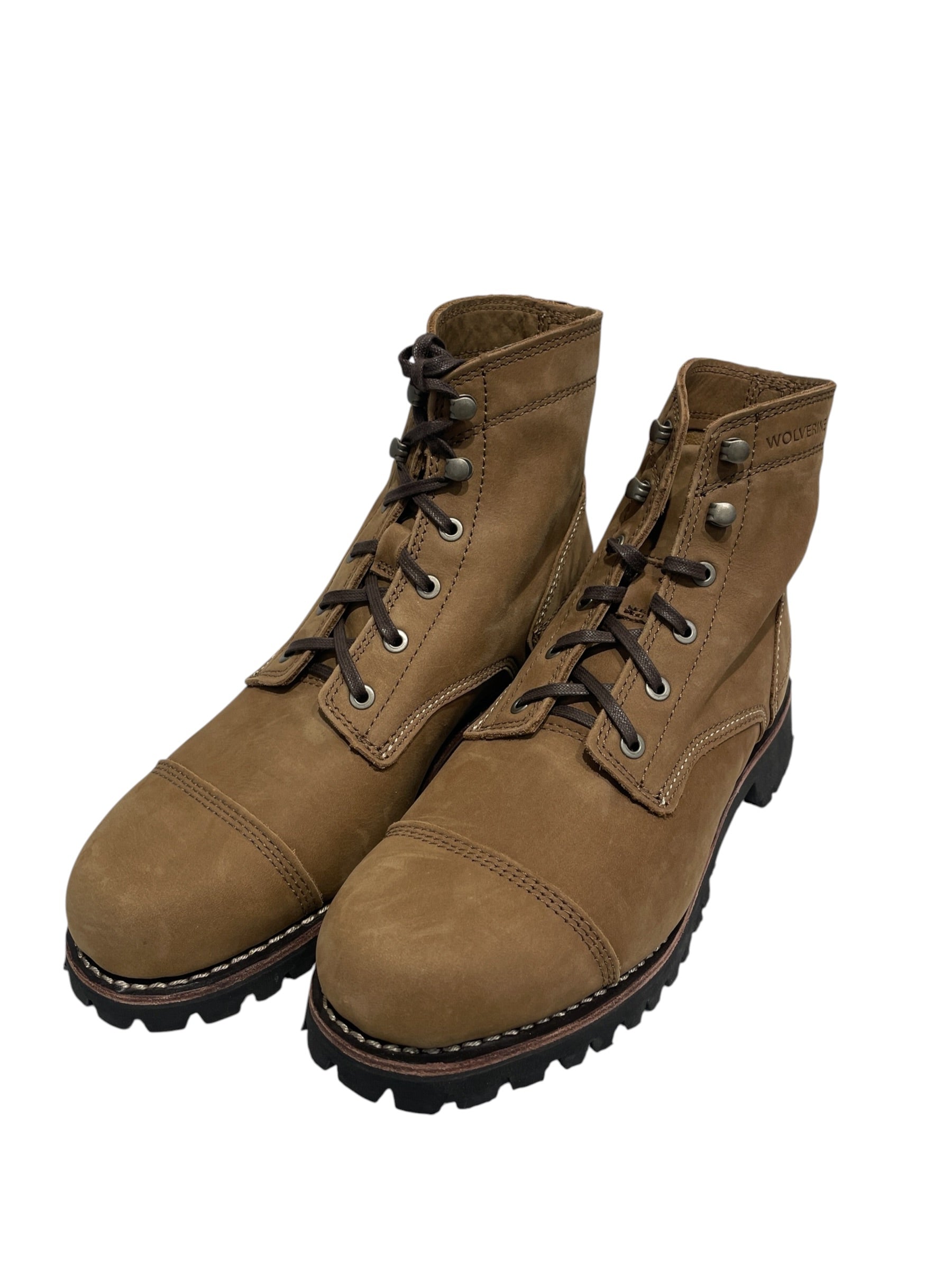 WOLVERINE/Lace Up Boots/US 9.5/Leather/CML/W990222 1000 mile view 1