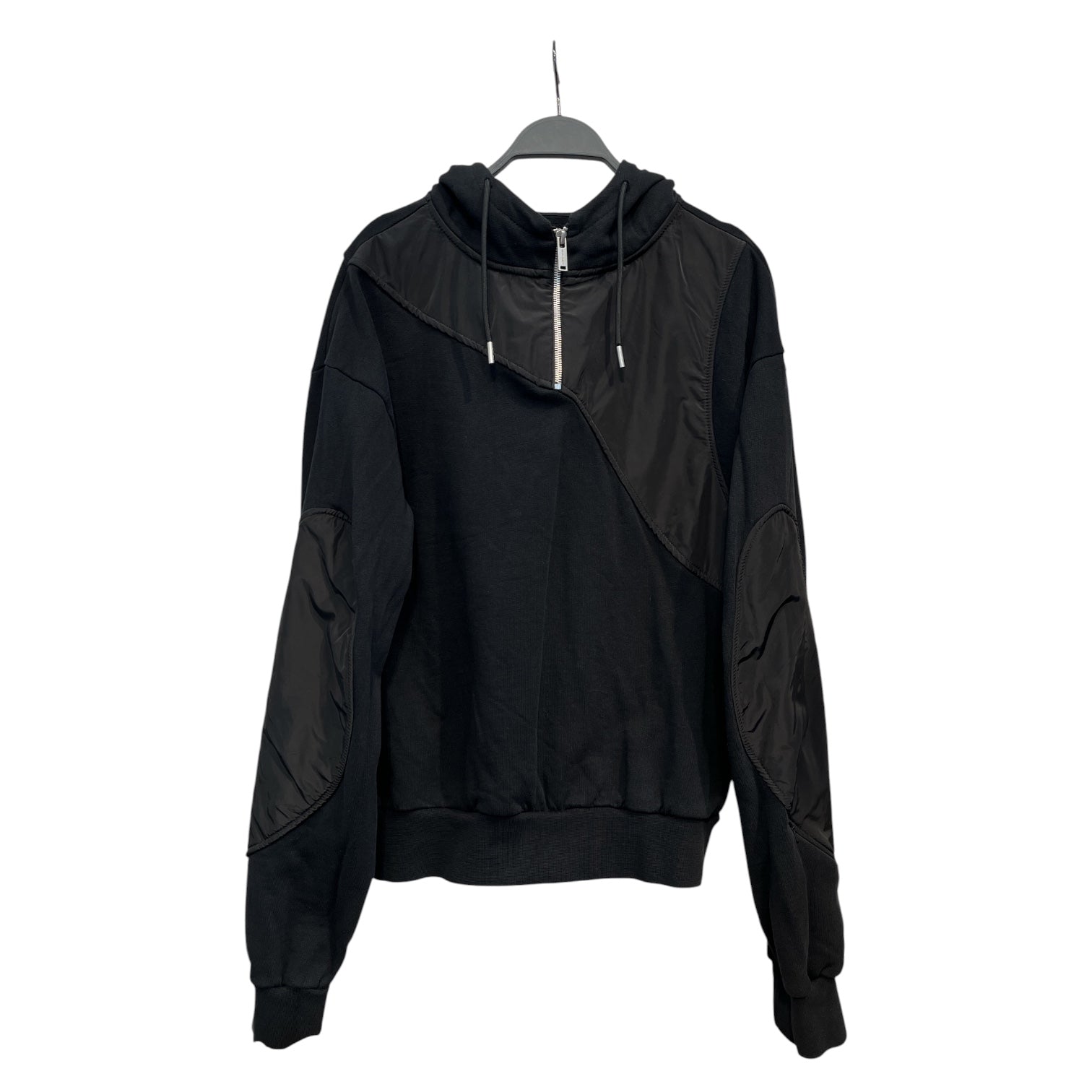 HELIOT EMIL/Zip Up Hoodie/M/BLK/QUARTER ZIP view 1