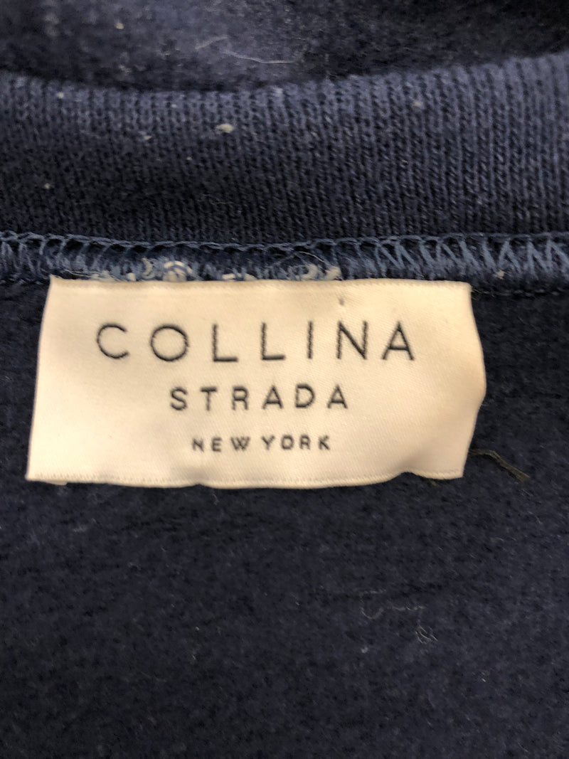 Collina Strada/Sweatshirt/XS/Cotton/NVY/Key hole