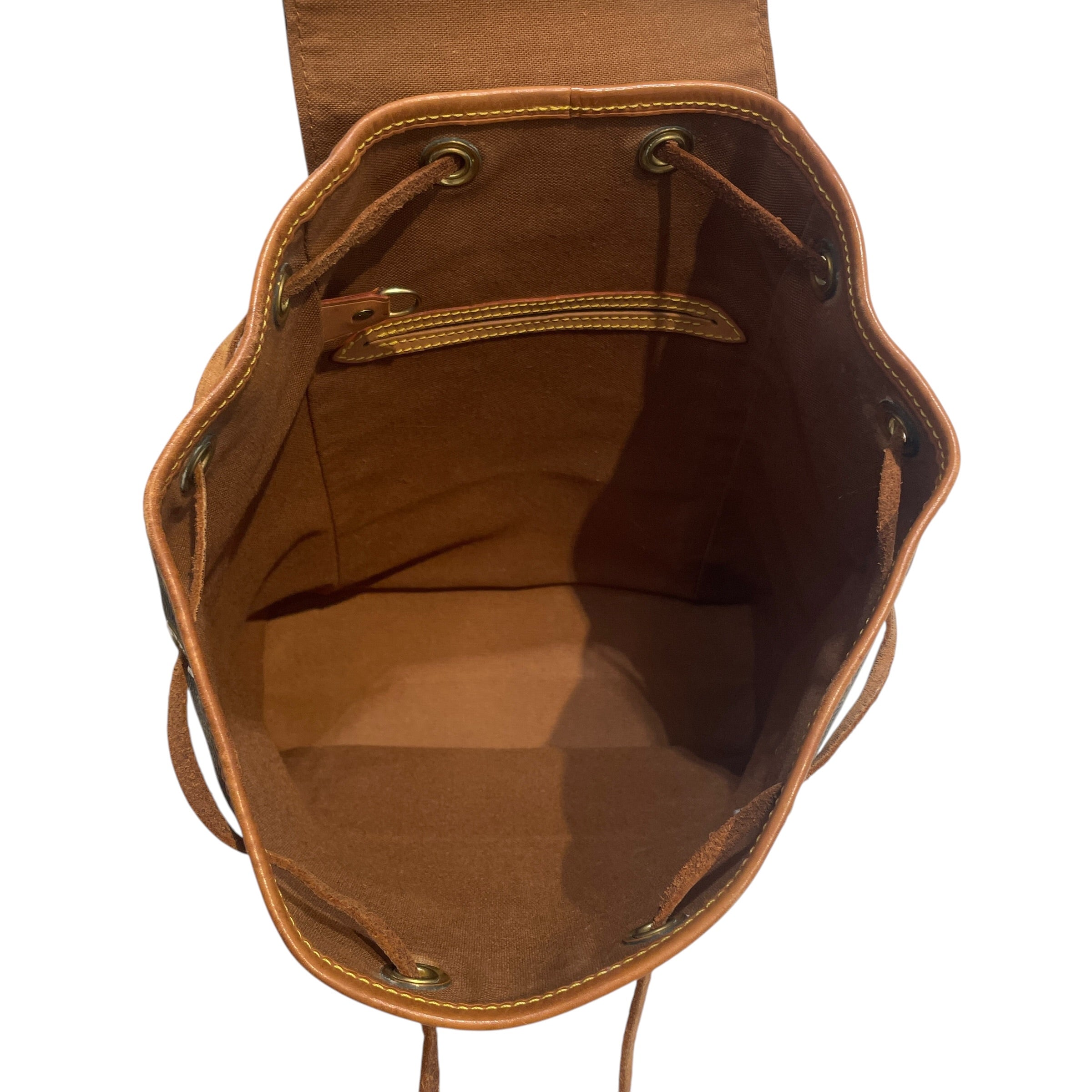 LOUIS VUITTON/Backpack/Monogram/Leather/BRW/Monogram Montsouris MM view 4