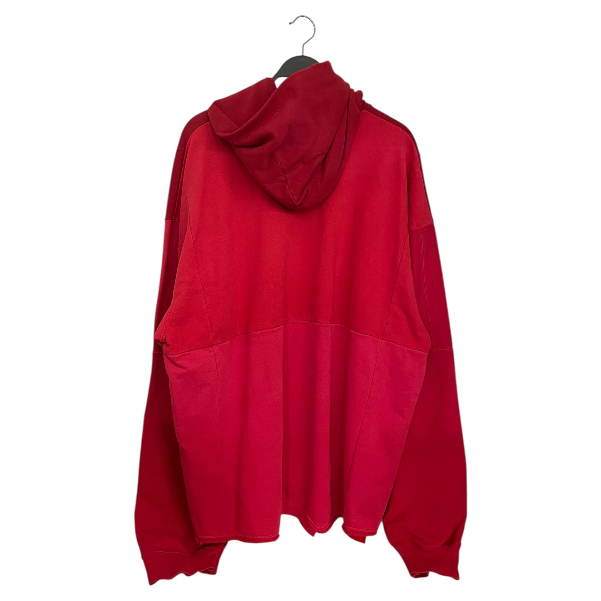 BALENCIAGA/Hoodie/L/Cotton/RED/Red Split Hoodie Limited 26/50 view 2