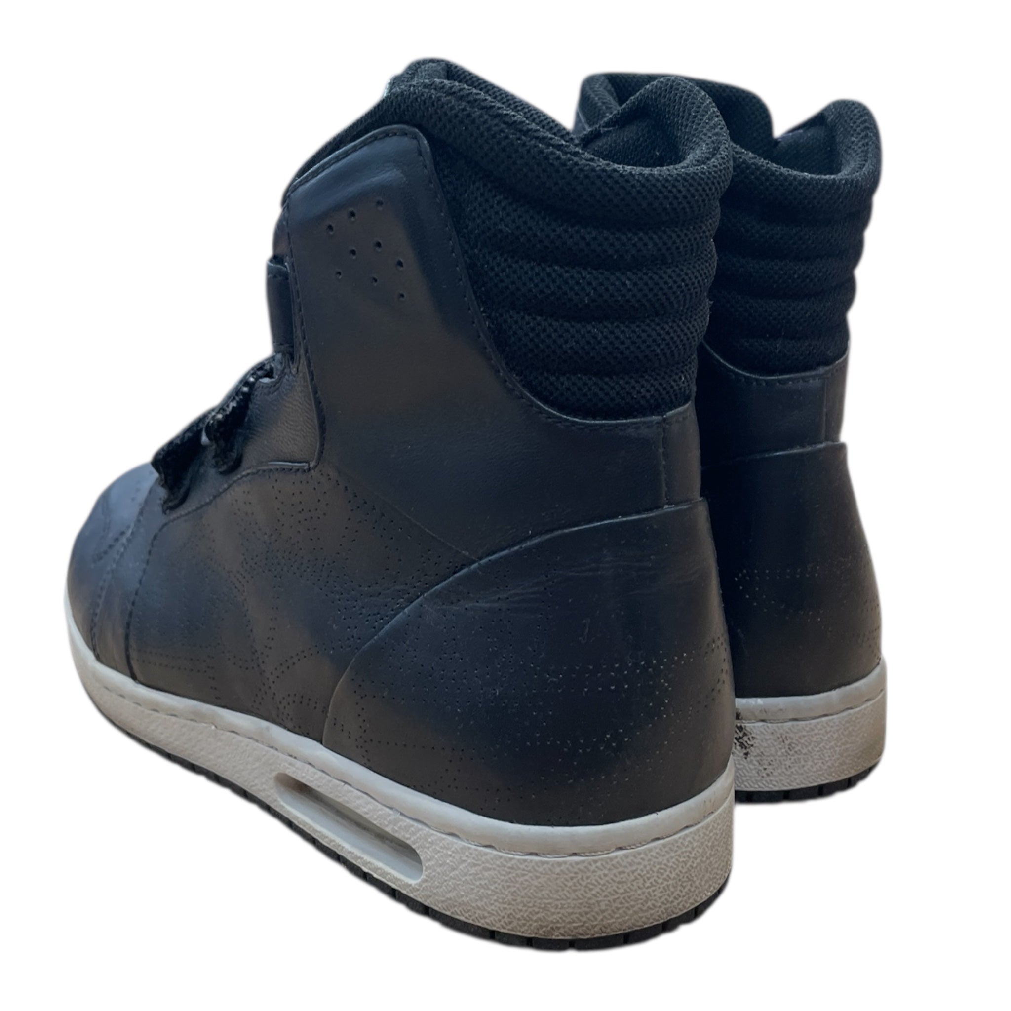 NIKE/JORDAN L STYLE ONE/Hi-Sneakers/US 10/Leather/BLK/365383-004 view 2