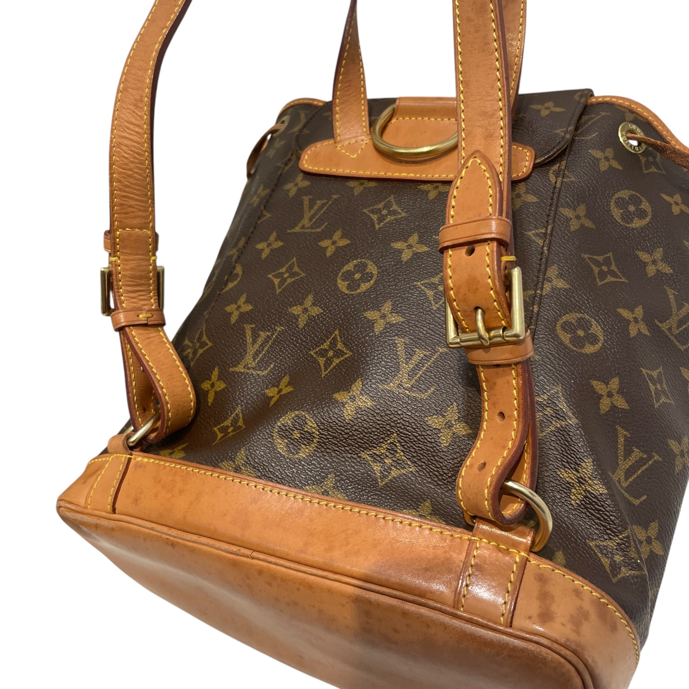 LOUIS VUITTON/Backpack/Monogram/Leather/BRW/Monogram Montsouris MM view 6