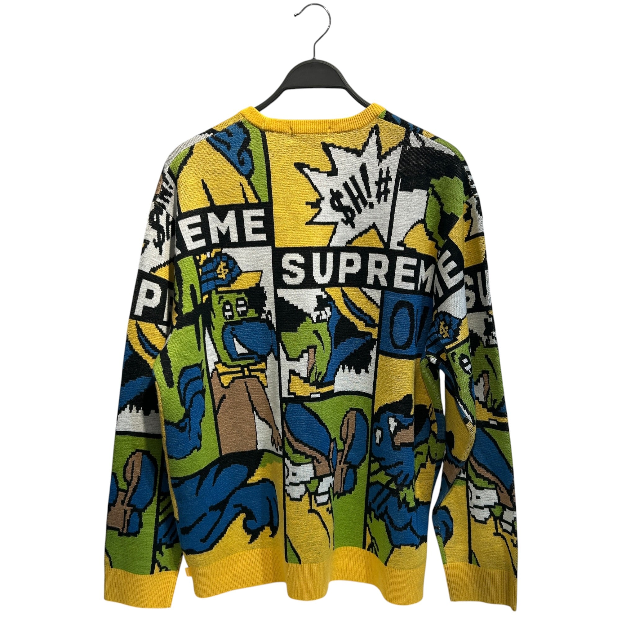 Supreme/Sweater/XL/All Over Print/Cotton/YEL/Cartoon Sweater view 2