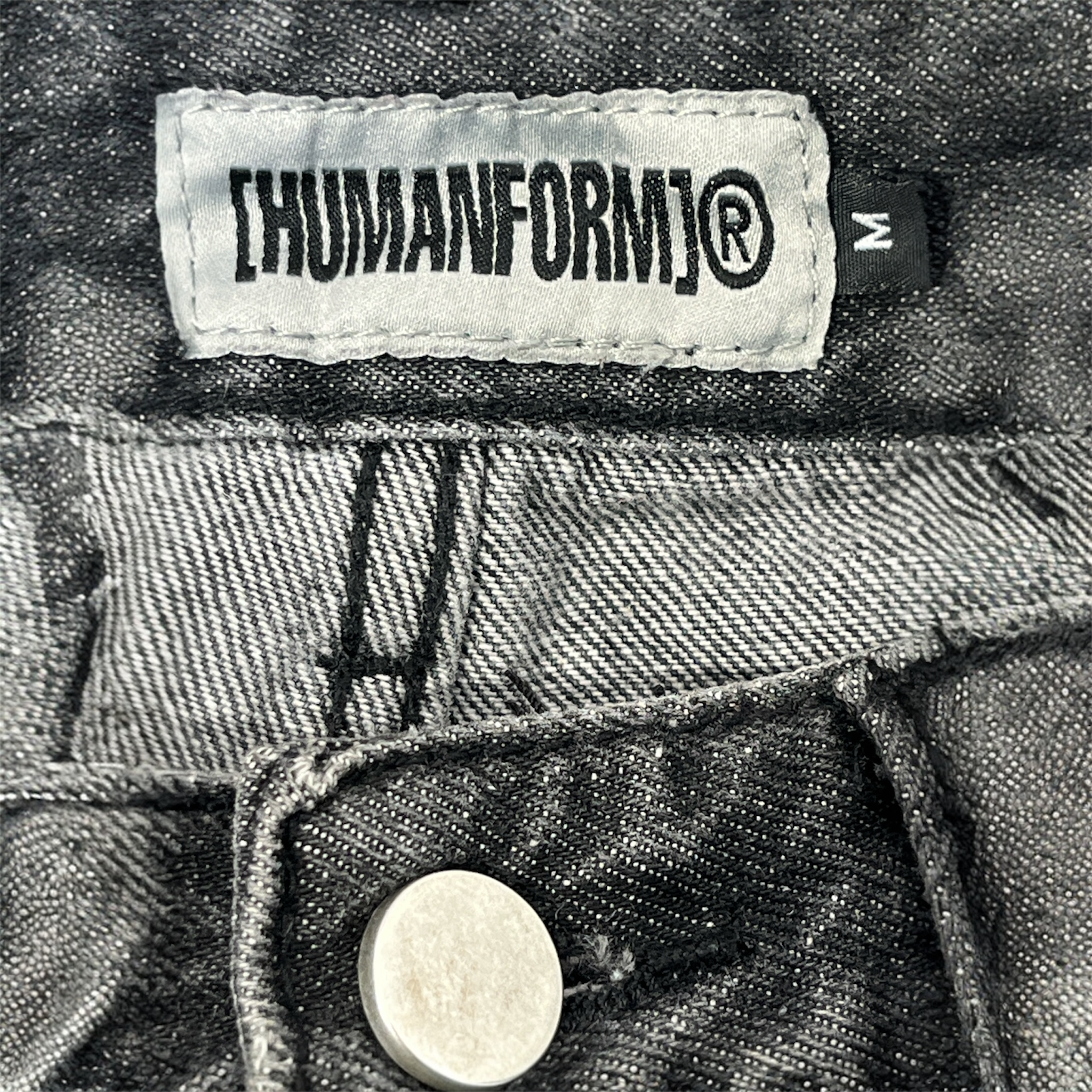 SPIRITUAL WAR/Pants/M/Cotton/GRY/Baggy Distressed Denims view 3