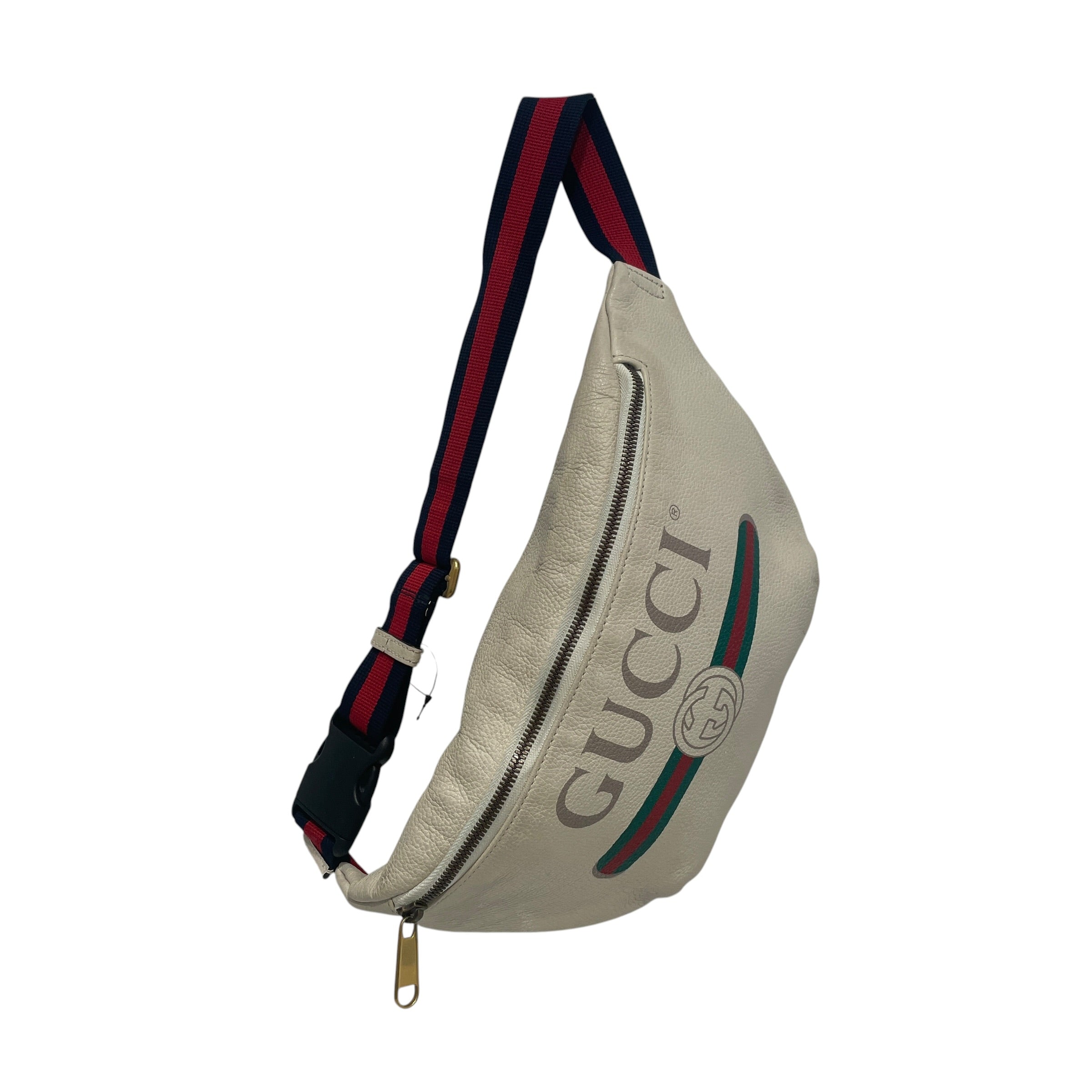 GUCCI/Bag/Leather/WHT/Gucci Print Belt Bag view 1
