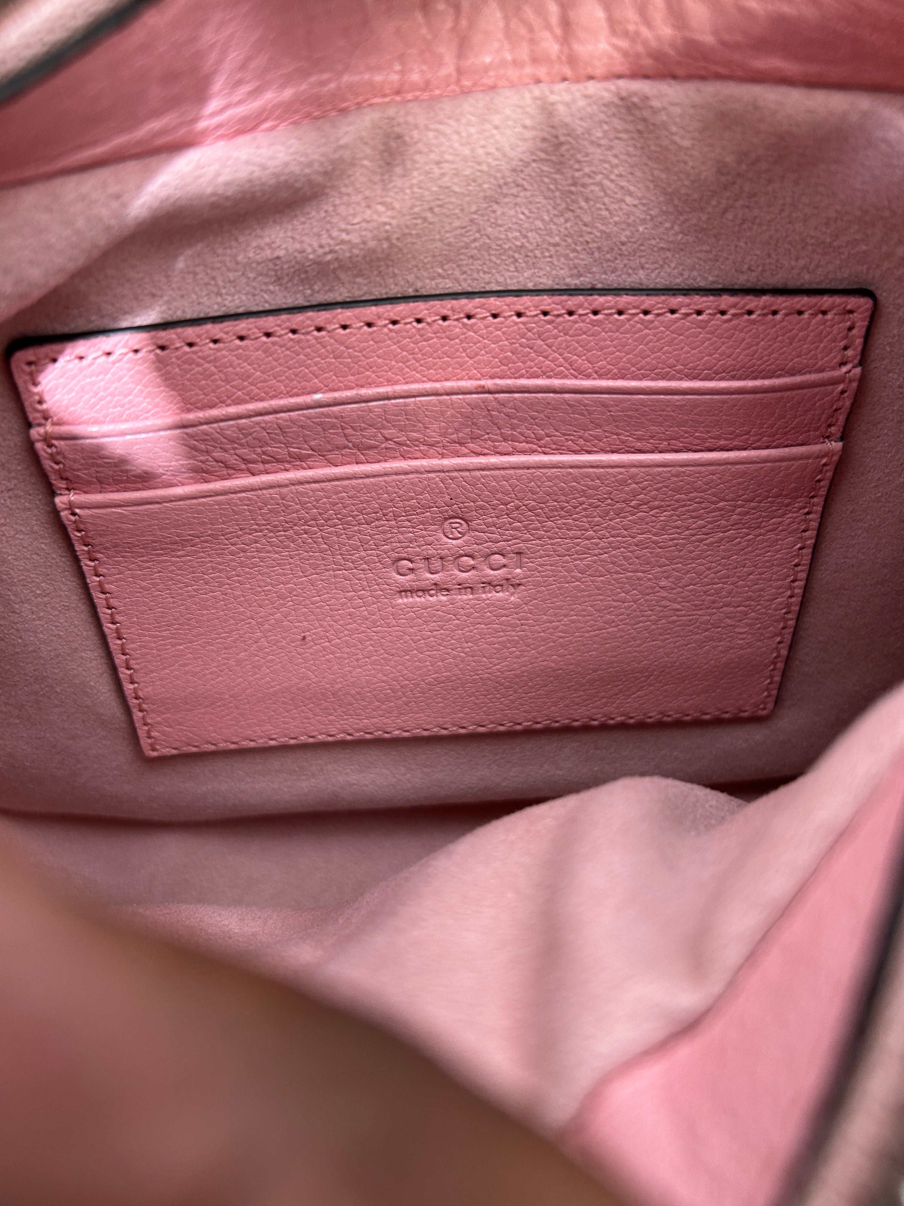 GUCCI/Hand Bag/M/Leather/PNK/Aphrodite view 5
