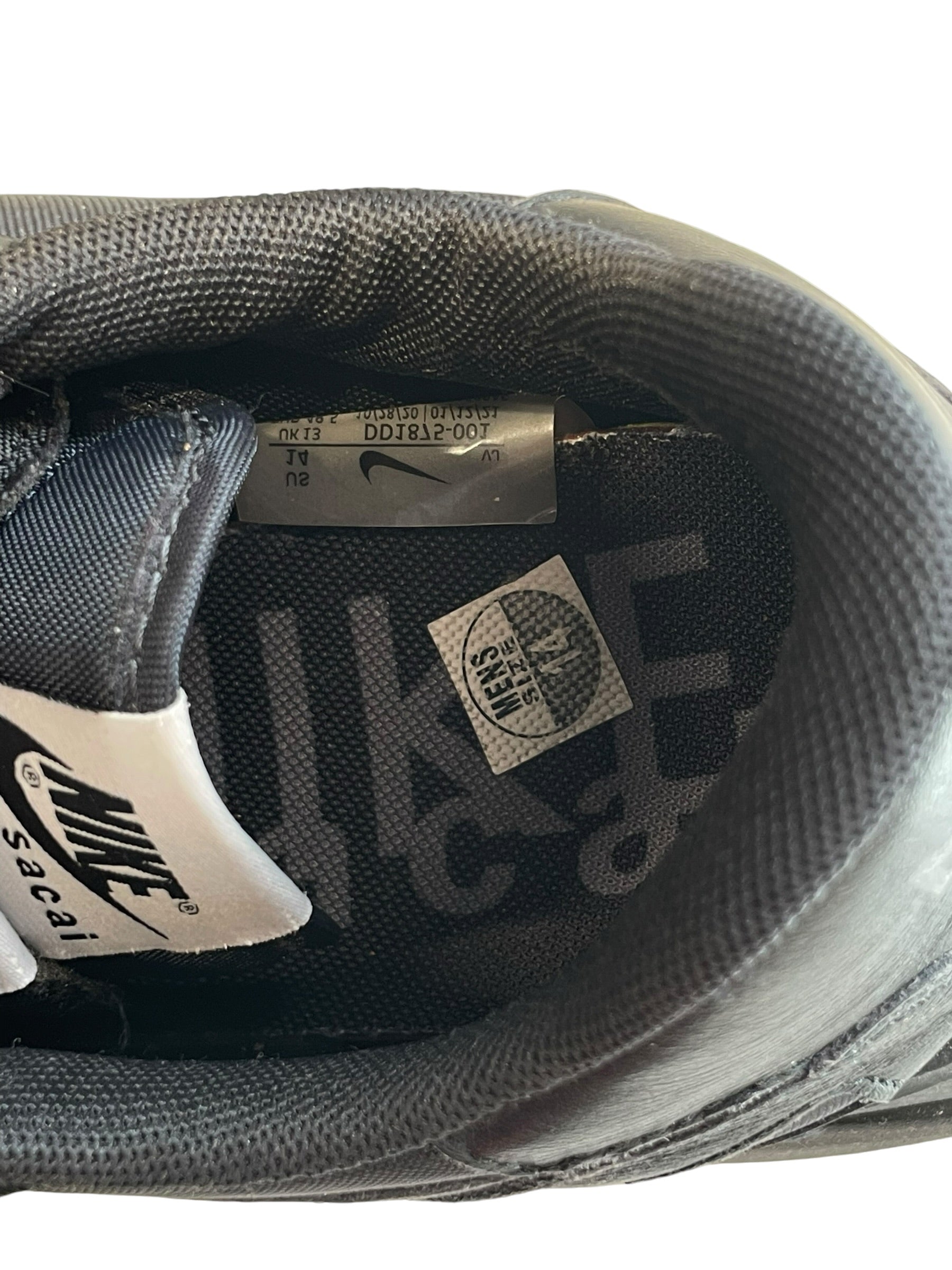 NIKE/Low-Sneakers/US 14/Cotton/BLK/SACAIXNIKE VAPOR WAFFLE view 9