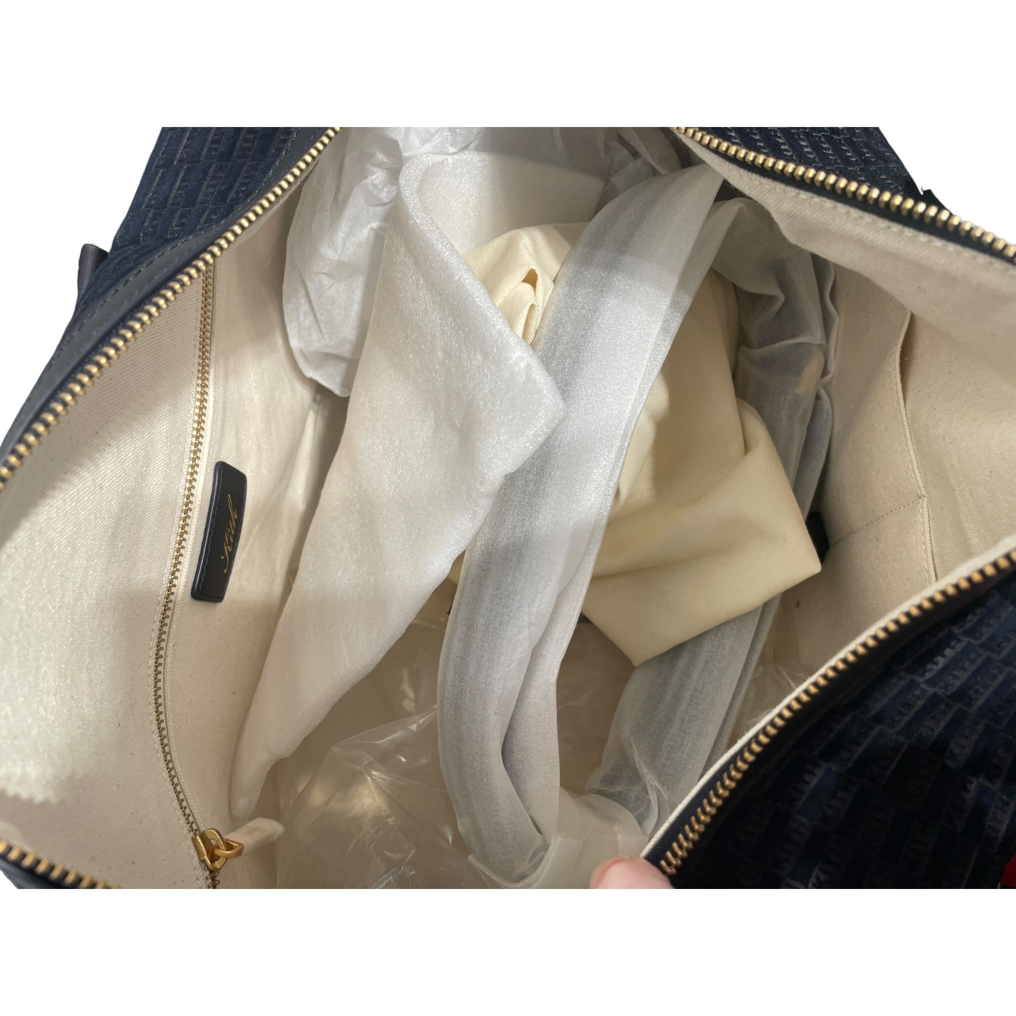 KITH/Luggage/Monogram/Suede/NVY/KITH MONOGRAM view 6