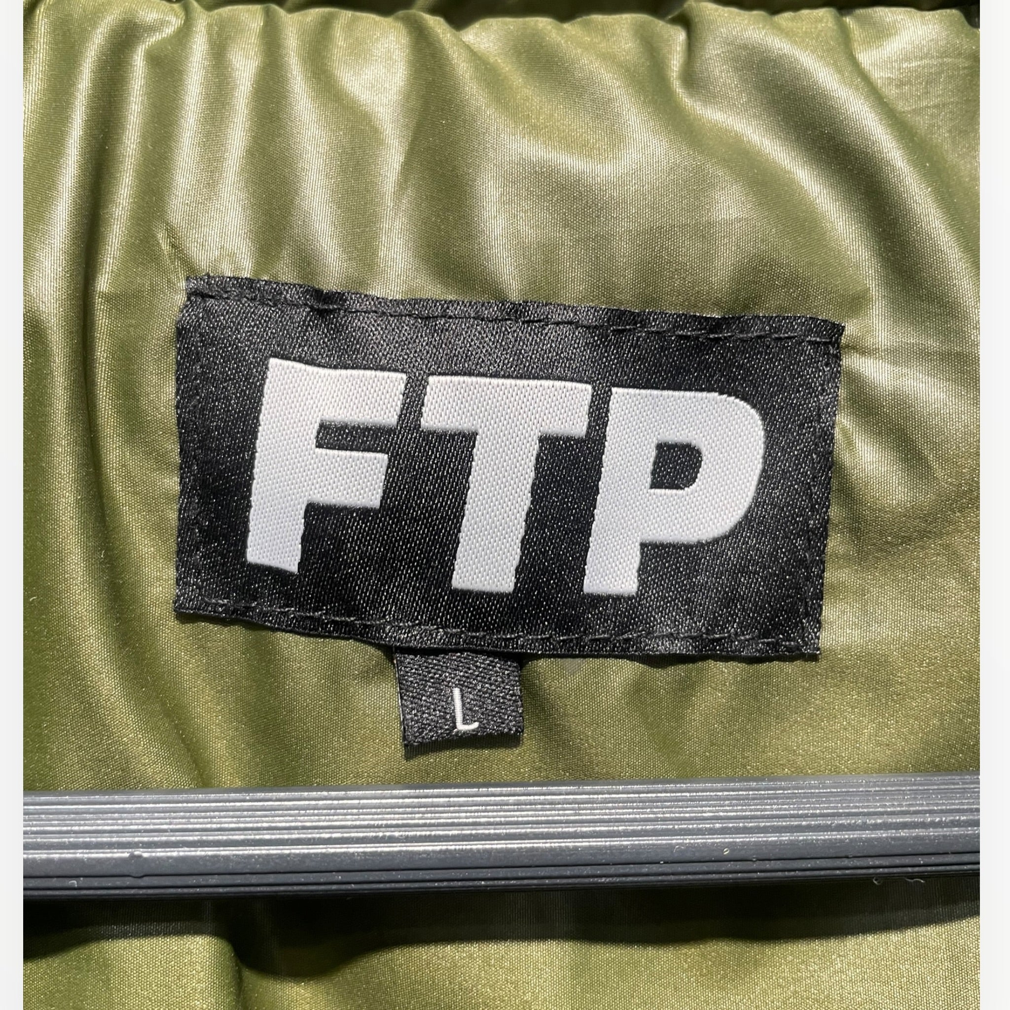 FTP/Puffer Jkt/L/Polyester/GRN/WORLD DOMINATION view 3