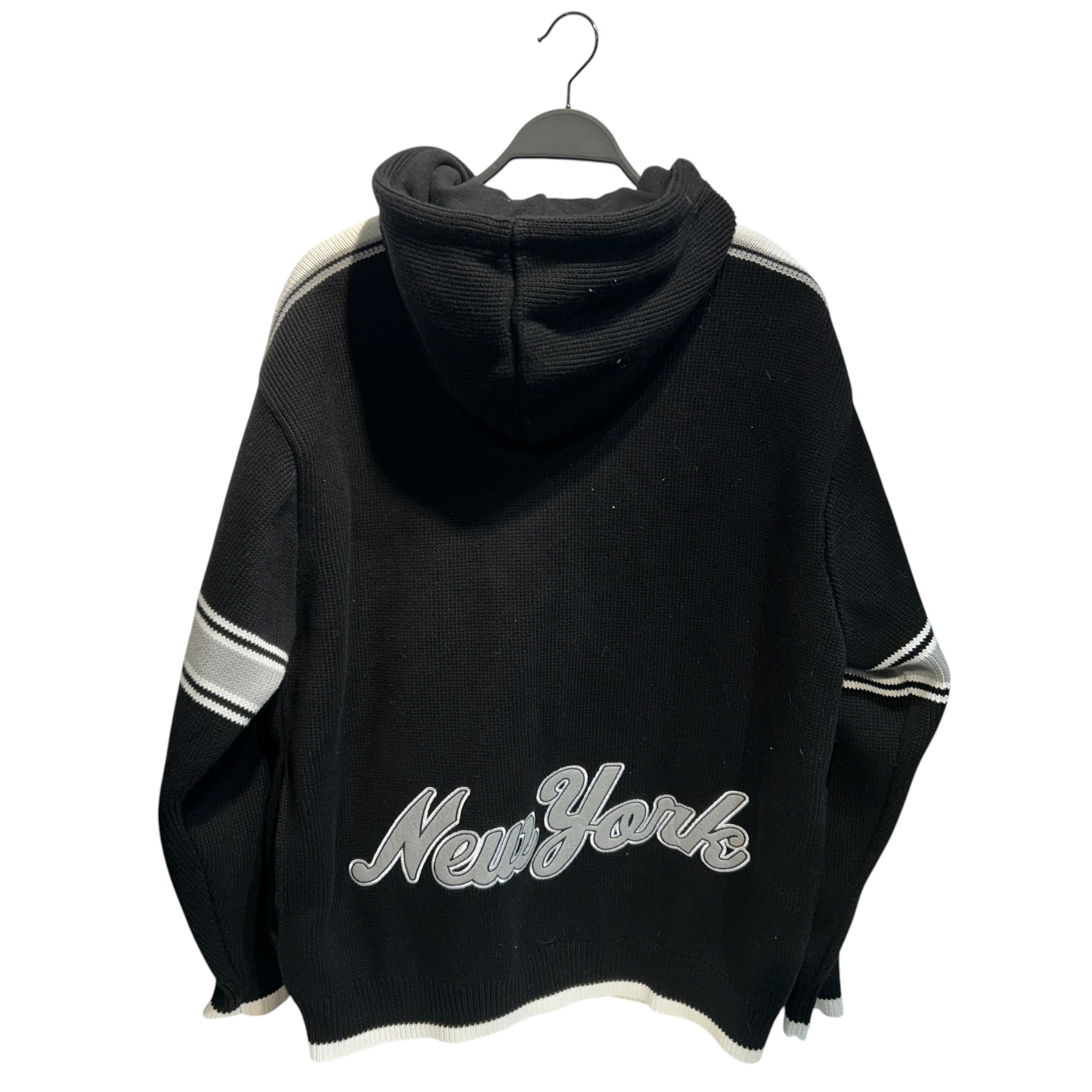 Supreme/Zip Up Hoodie/XL/Cotton/BLK/Knit Sport ZIp Up view 2