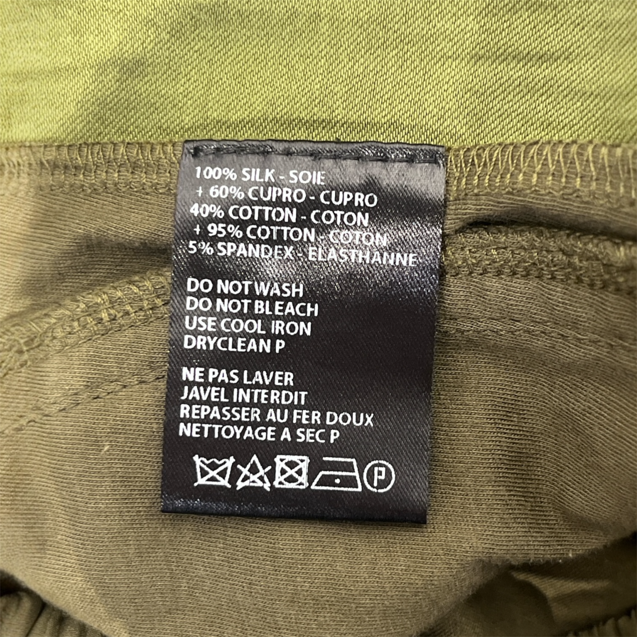 Haider Ackermann/Bottoms/XS/Silk/GRN/SILK JOGGERS view 3