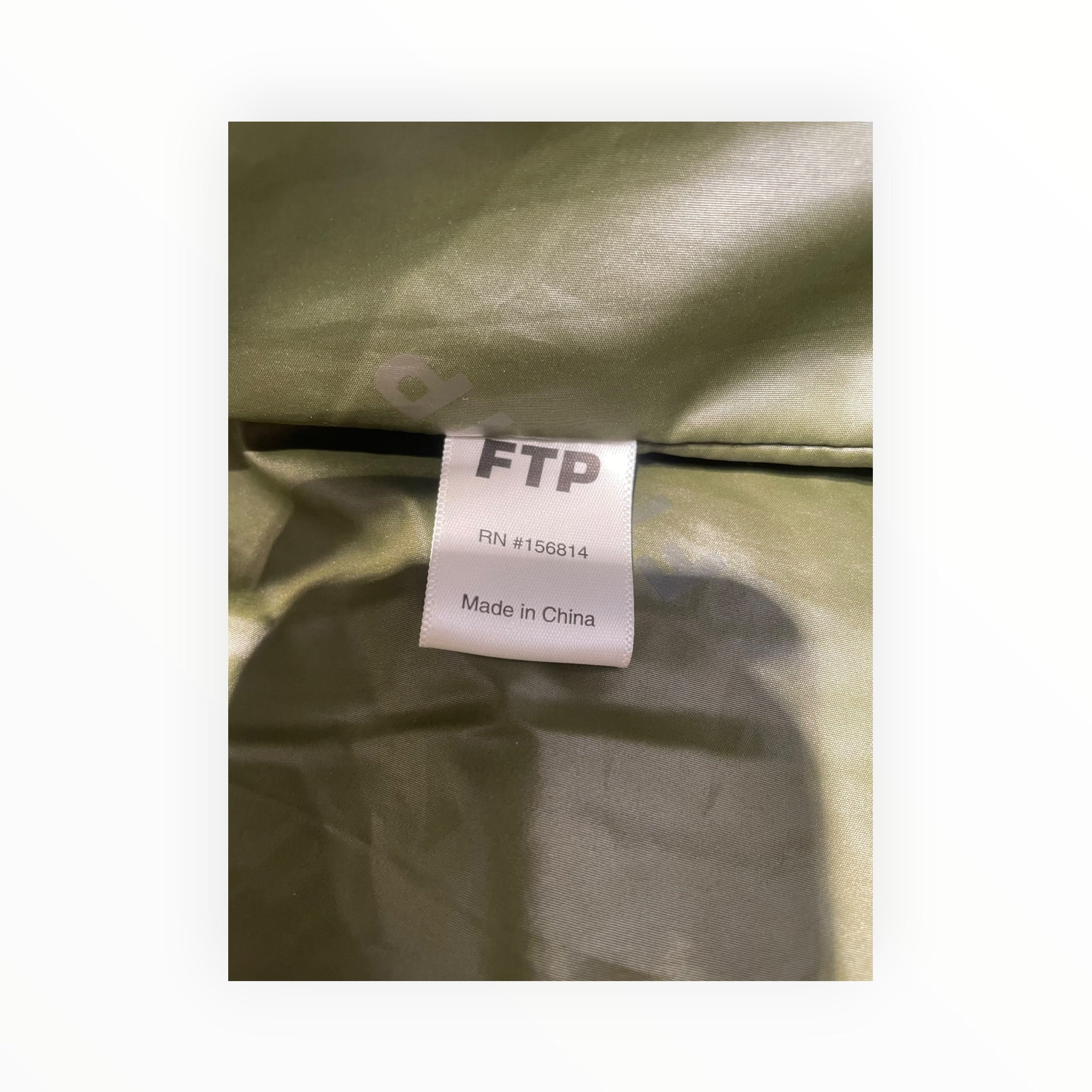 FTP/Puffer Jkt/L/Polyester/GRN/WORLD DOMINATION view 4