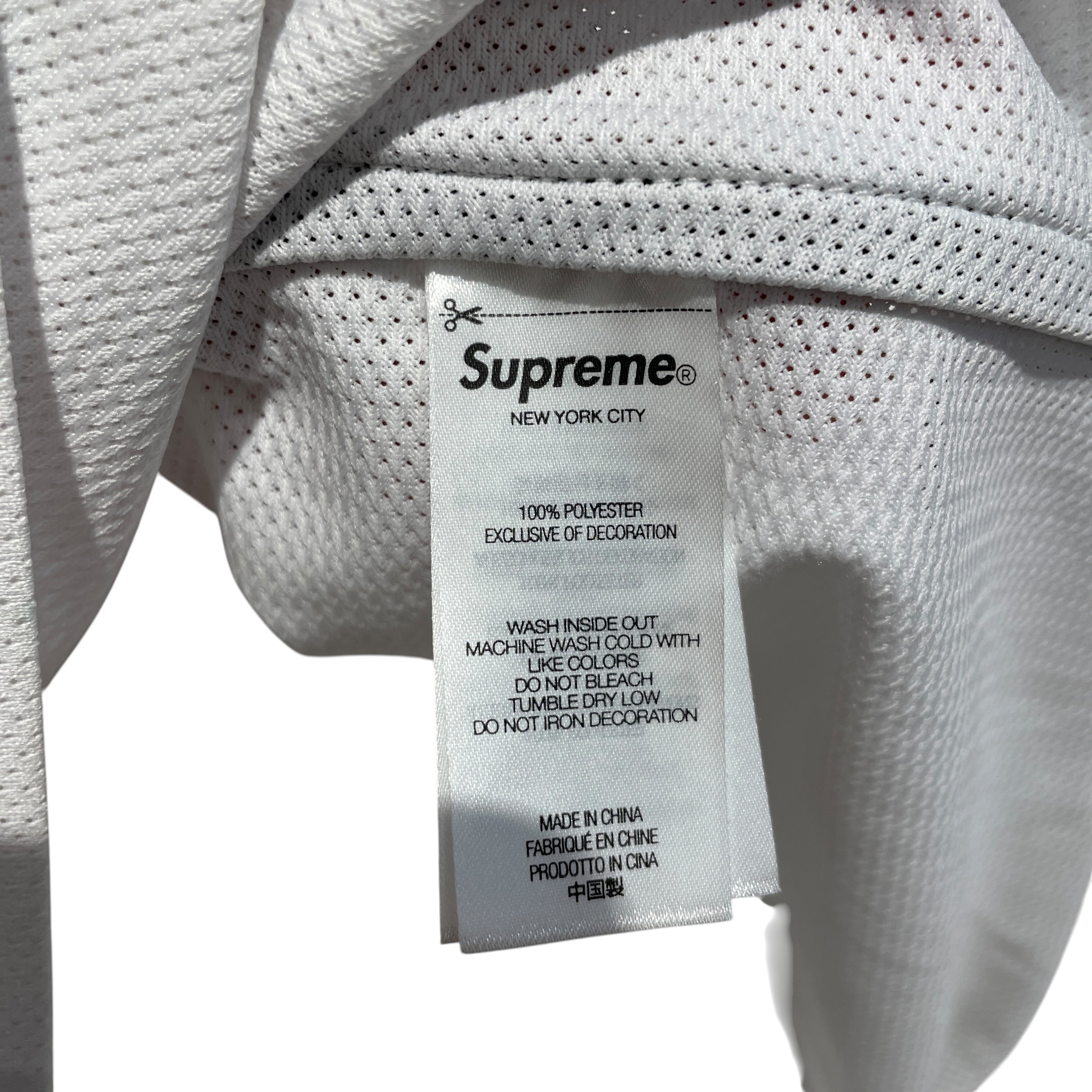 Supreme/T-Shirt/M/Polyester/WHT/FLORAL SOCCER JERSEY view 4