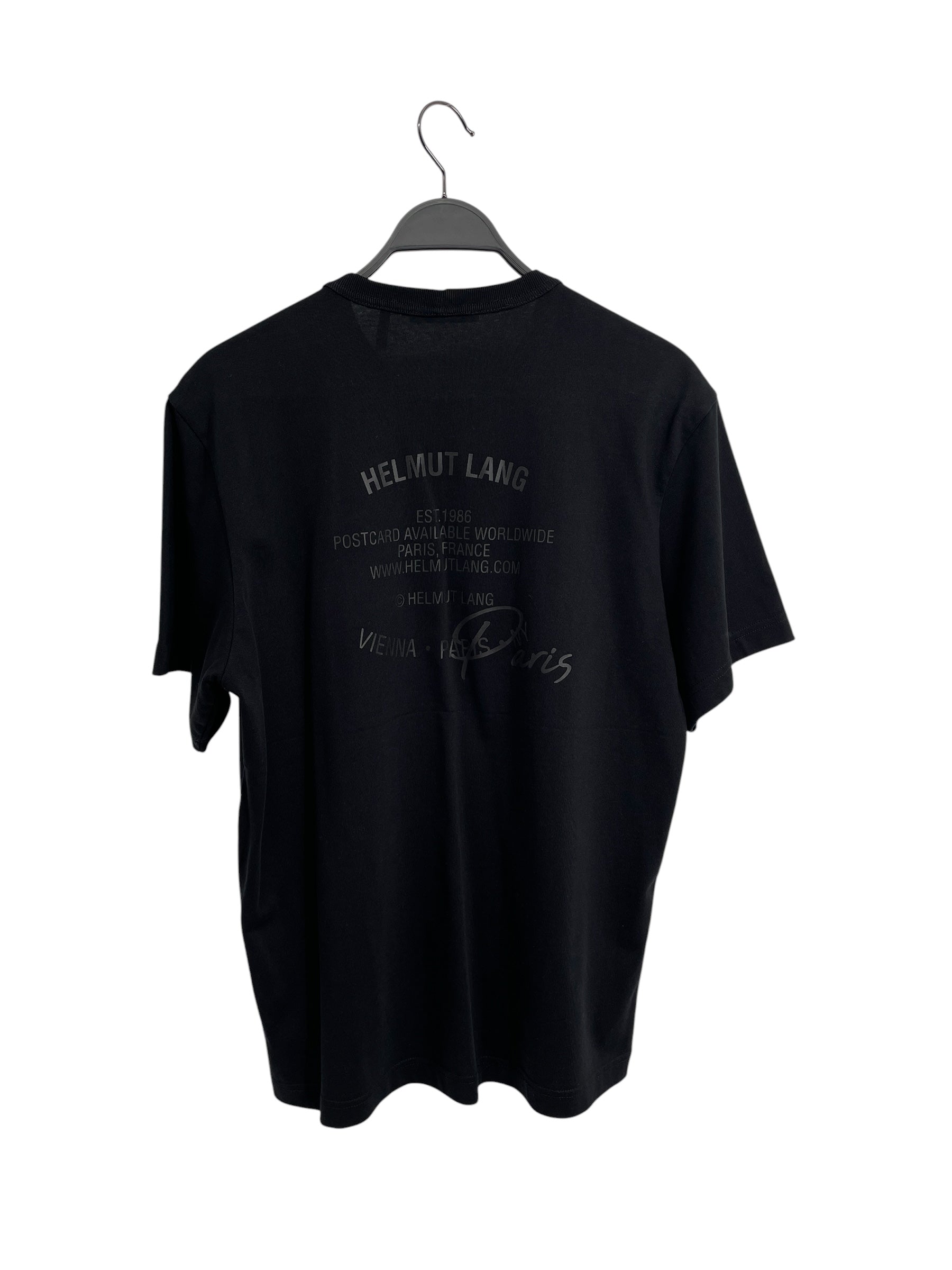 Helmut Lang/T-Shirt/M/Cotton/BLK/HELMUT LANG BCKWARDS view 2
