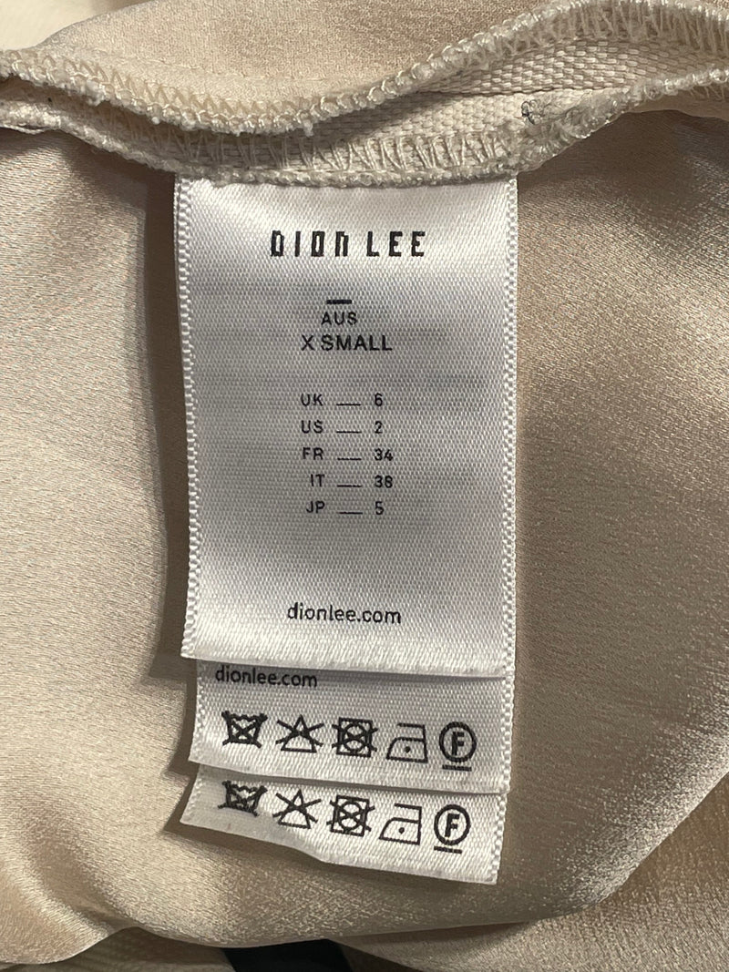 DION LEE/Bottoms/XS/Cotton/CRM/BUCKLE