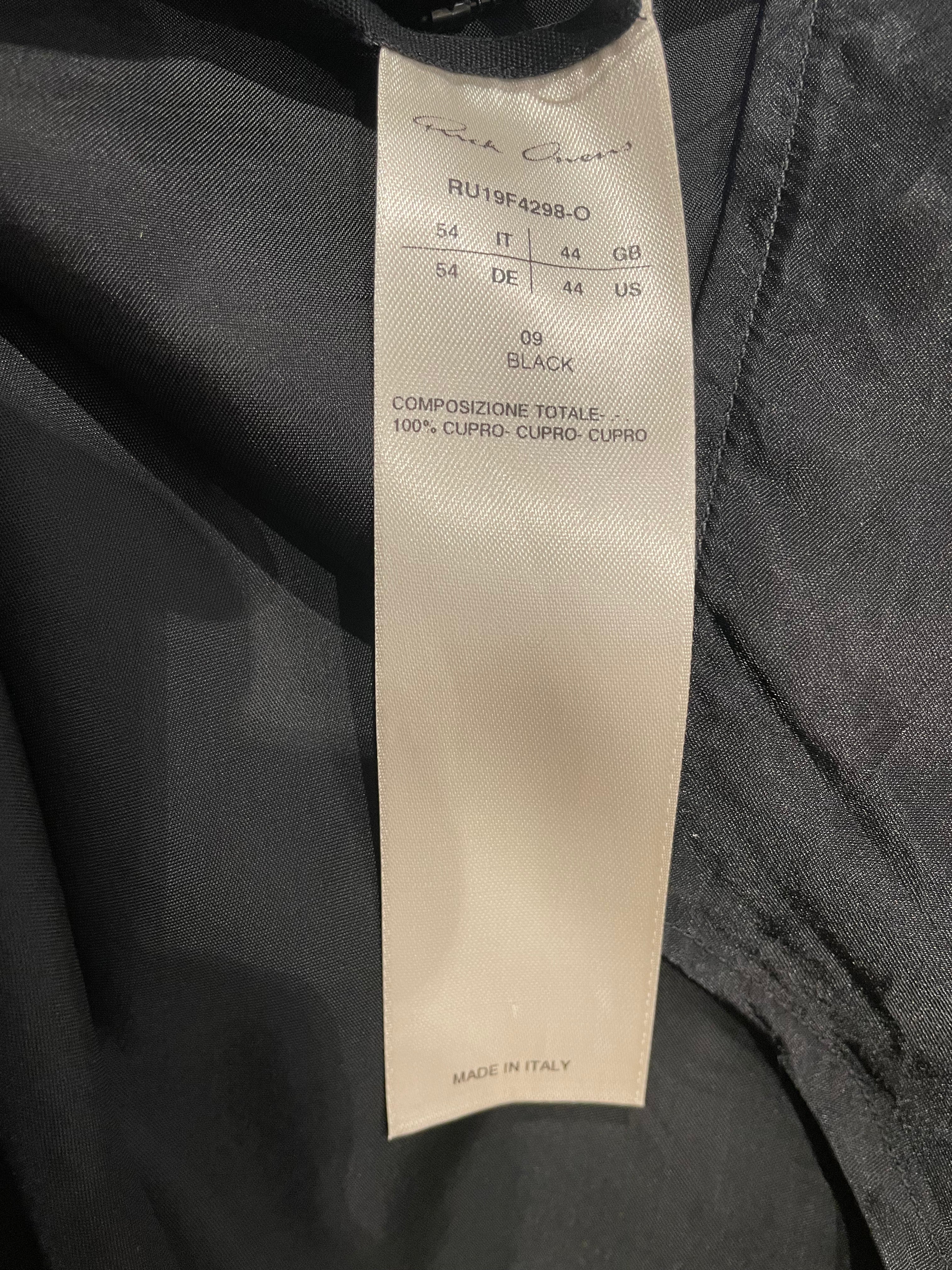 Rick Owens/LS Shirt/L/Silk/BLK/ view 4