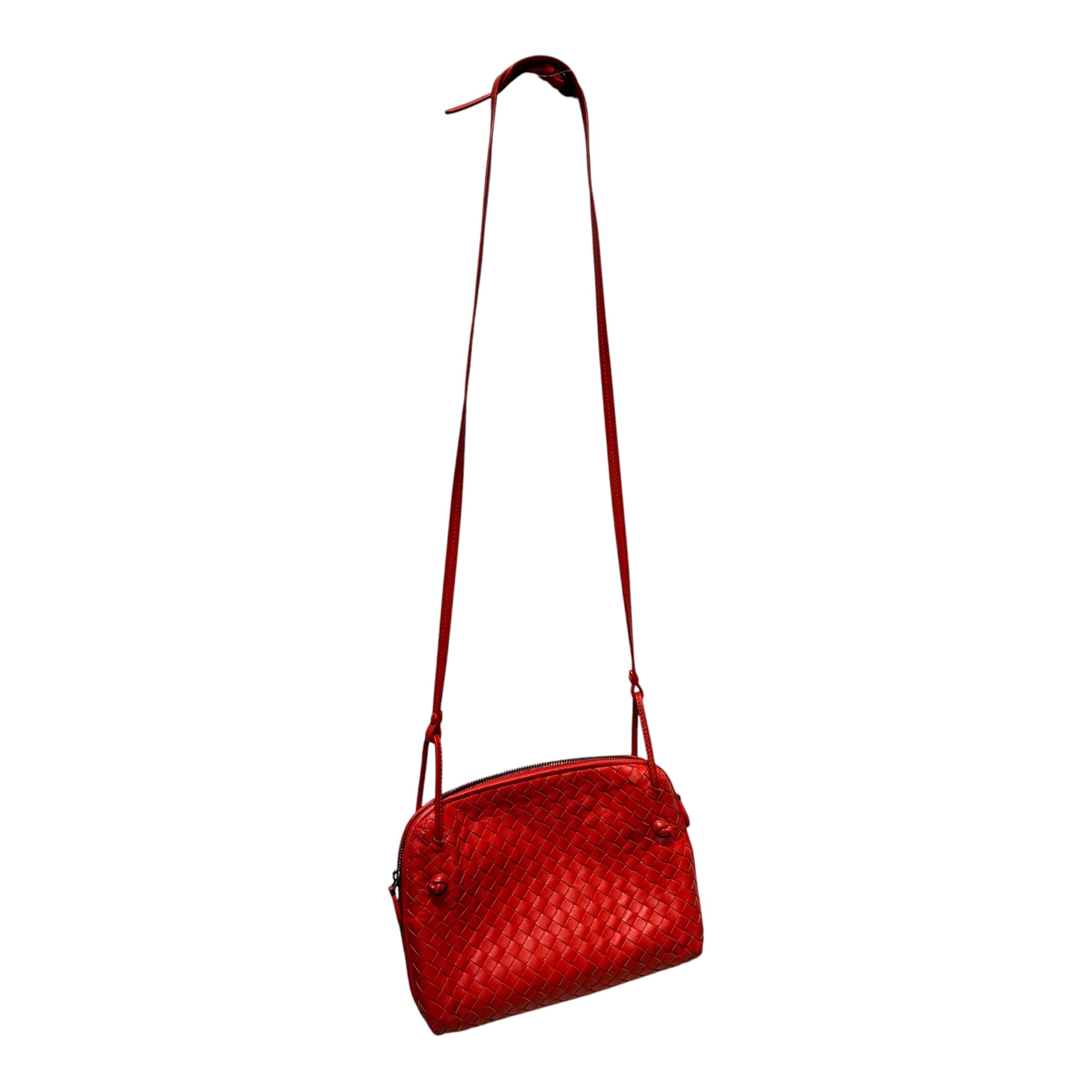 BOTTEGA VENETA/Cross Body Bag/Leather/RED/ view 1