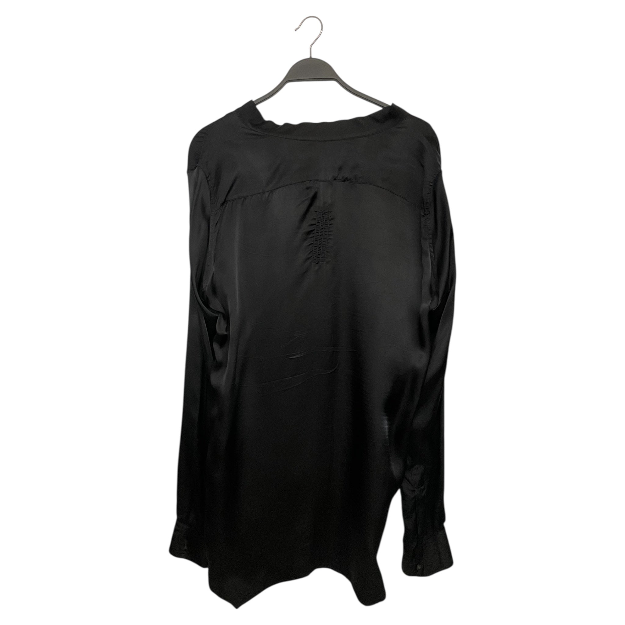 Rick Owens/LS Shirt/L/Silk/BLK/ view 2