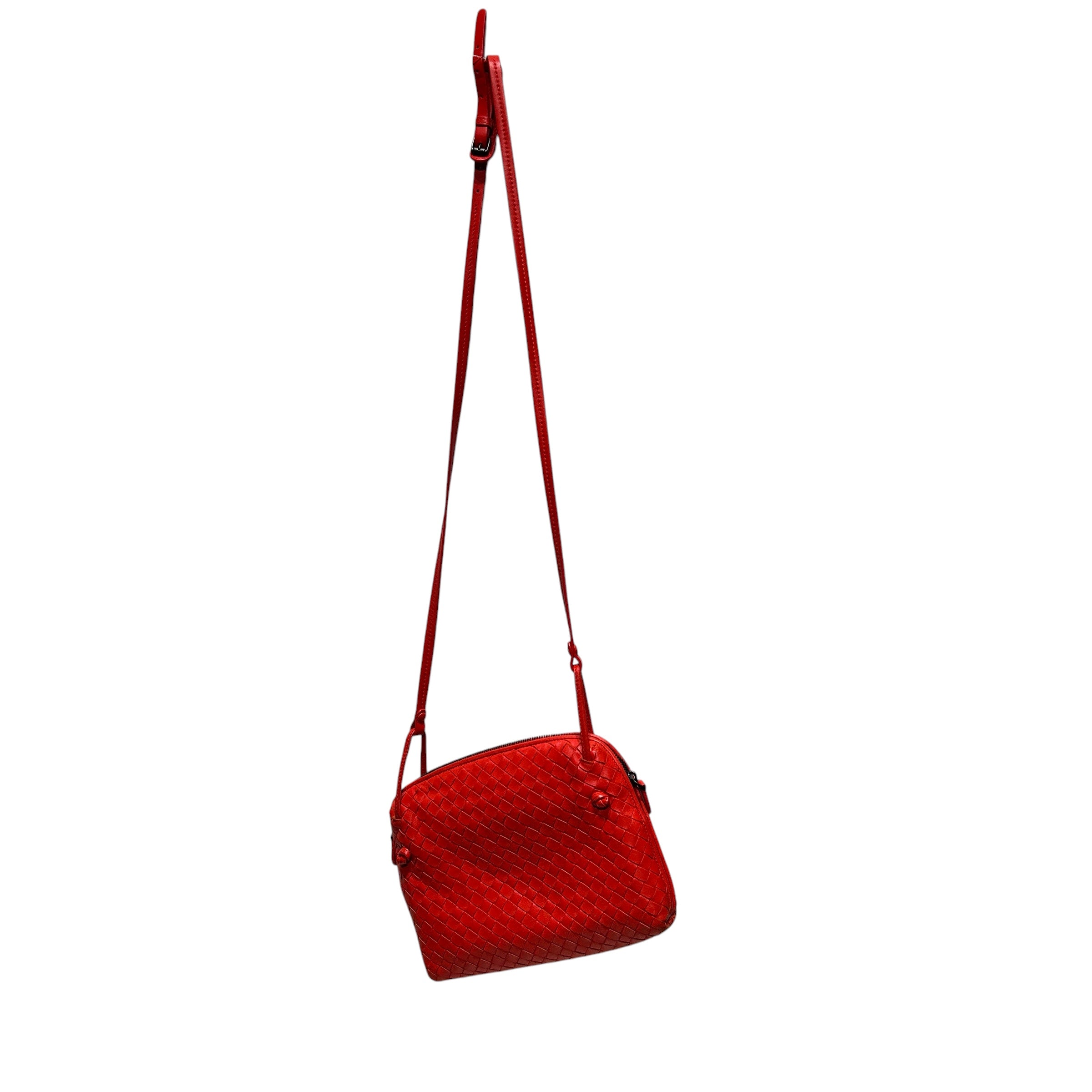 BOTTEGA VENETA/Cross Body Bag/Leather/RED/ view 2
