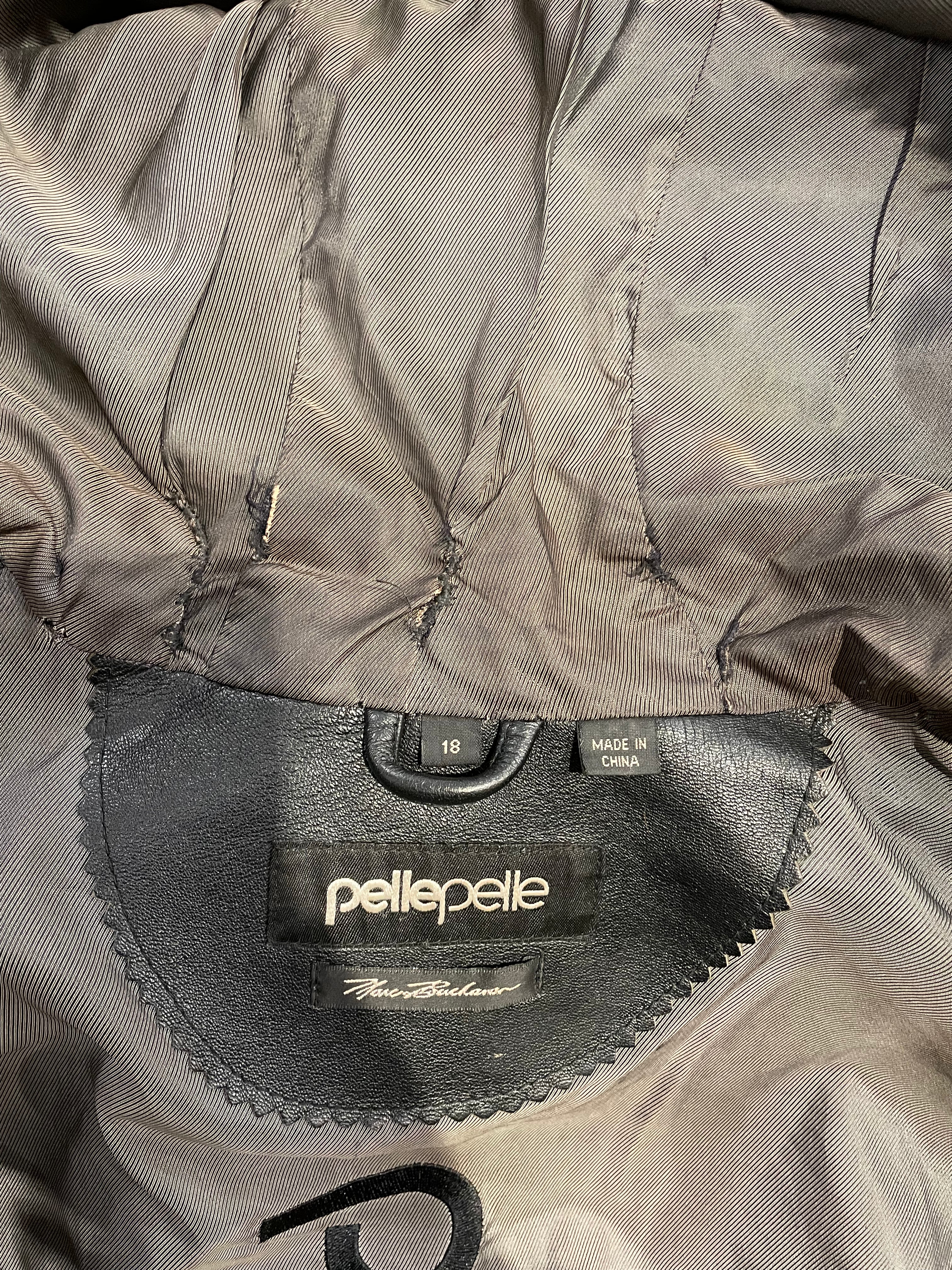 Pelle Pelle/Leather Jkt/18/Leather/BLK/MARC BUCHANAN FUR EMBROIDER P view 5