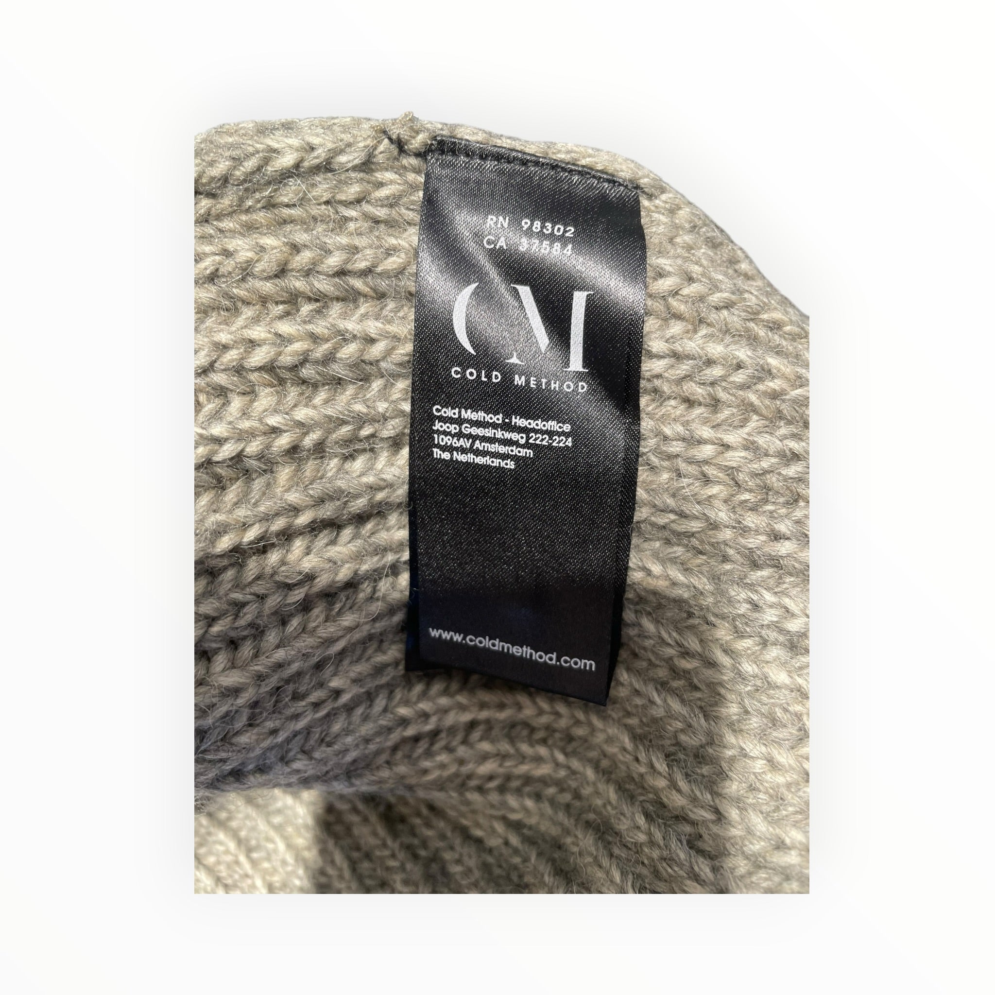 COLD METHOD/Sweater/XL/Wool/KHK/ZIP UP/ BUTTO UP HIGH NECK view 4