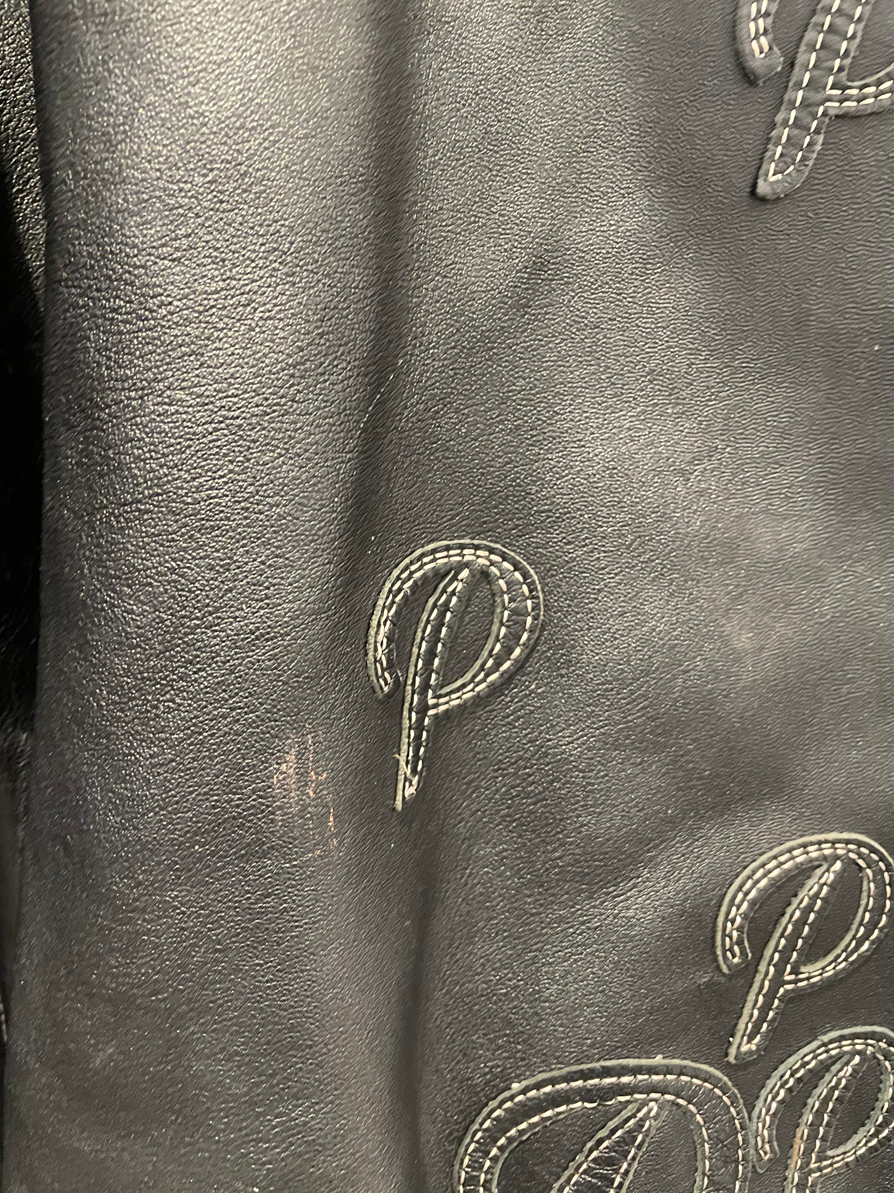 Pelle Pelle/Leather Jkt/18/Leather/BLK/MARC BUCHANAN FUR EMBROIDER P view 8