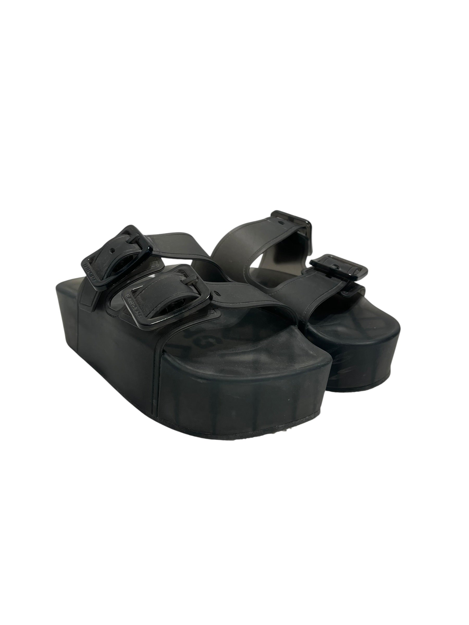 BALENCIAGA/Sandals/US 7/GRY/Platform/ view 1
