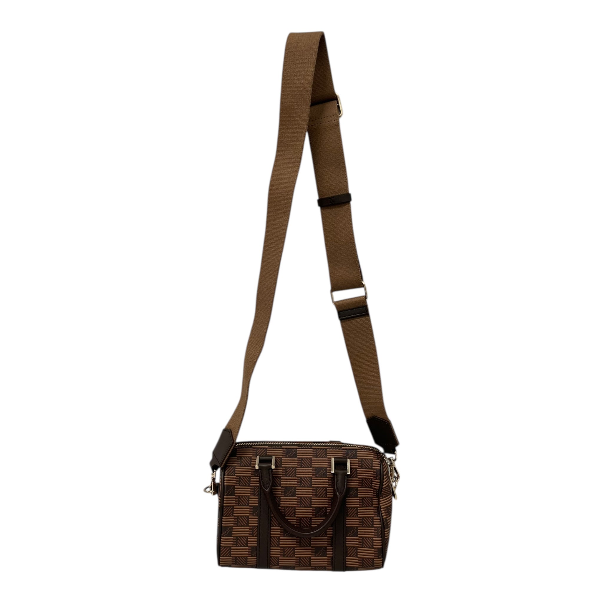 MOREAU/Hand Bag/Monogram/Leather/BRW/MINI BOSTON TRAVEL BAG view 1