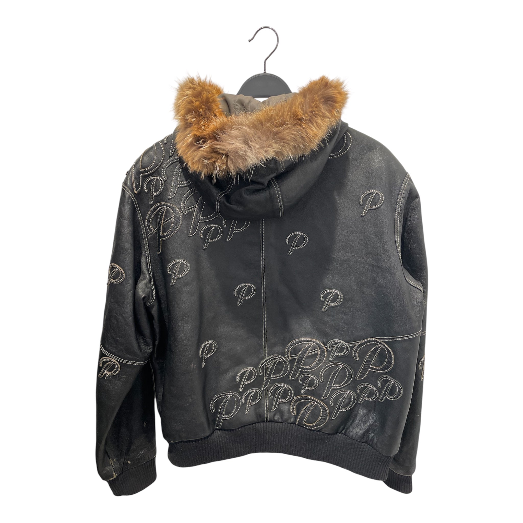 Pelle Pelle/Leather Jkt/18/Leather/BLK/MARC BUCHANAN FUR EMBROIDER P view 2