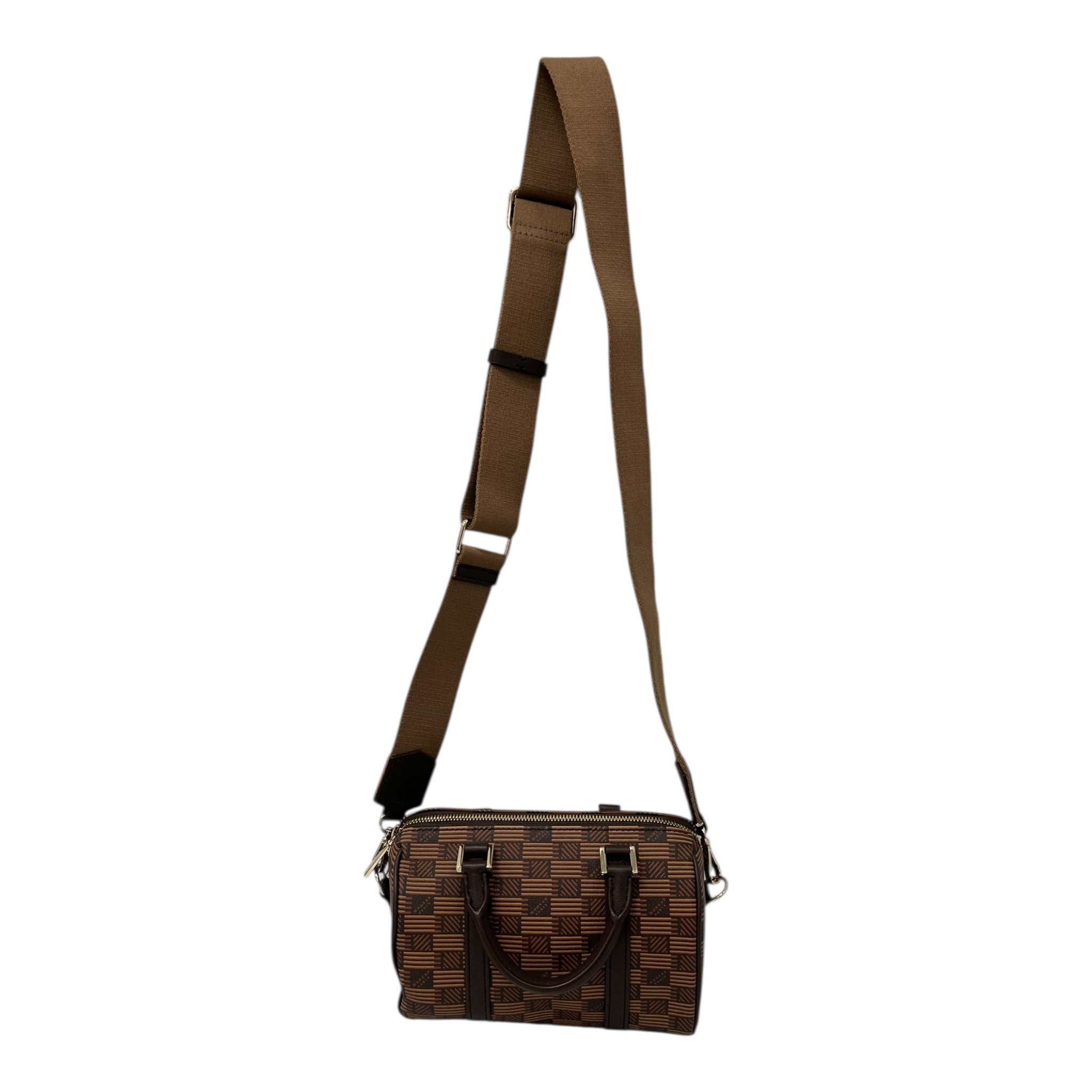 MOREAU/Hand Bag/Monogram/Leather/BRW/MINI BOSTON TRAVEL BAG view 2