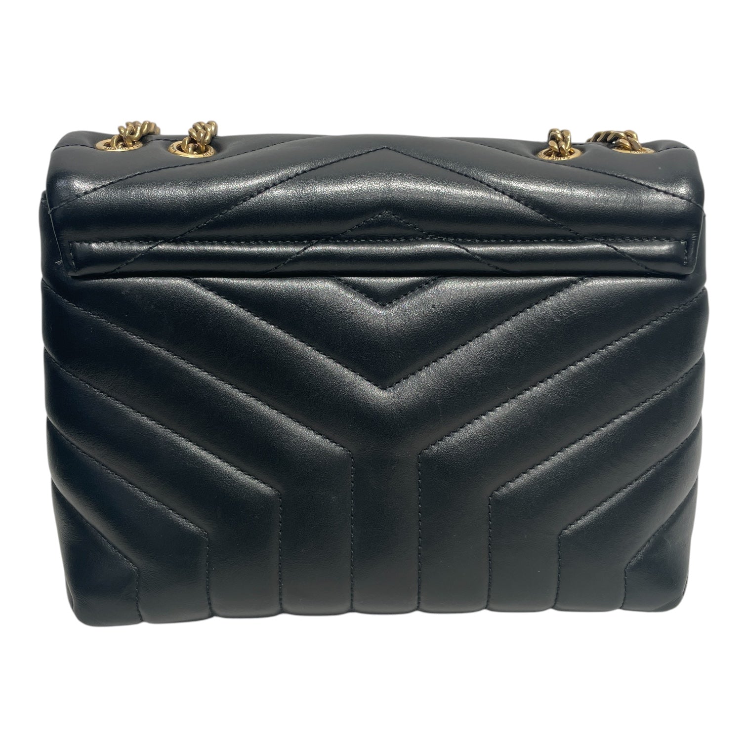 YVES SAINT LAURENT/Cross Body Bag/Leather/BLK/quiltedloulou view 2