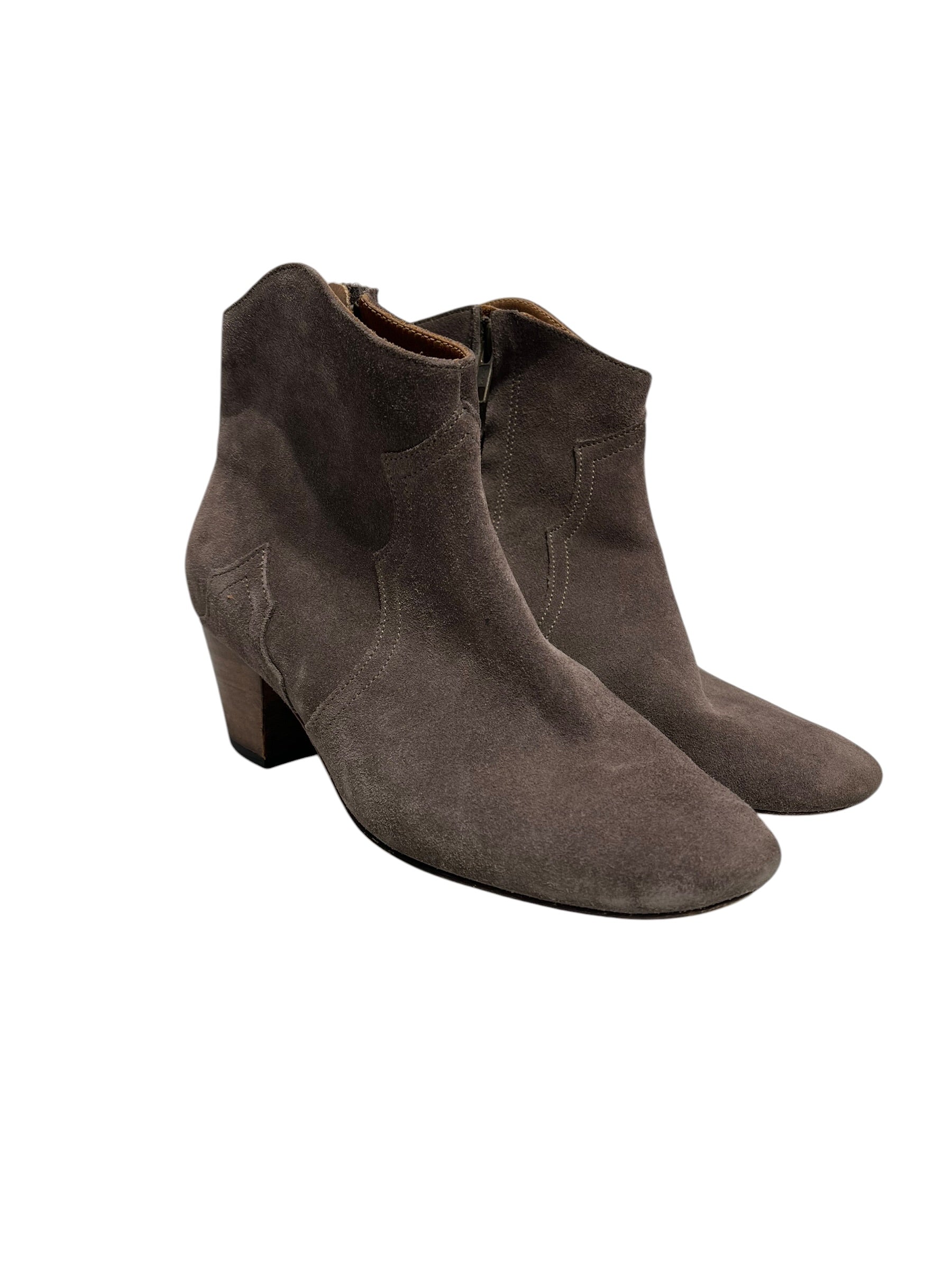 ISABEL MARANT/Ankle Boots/EU 36/Leather/GRY/SUEDE view 1