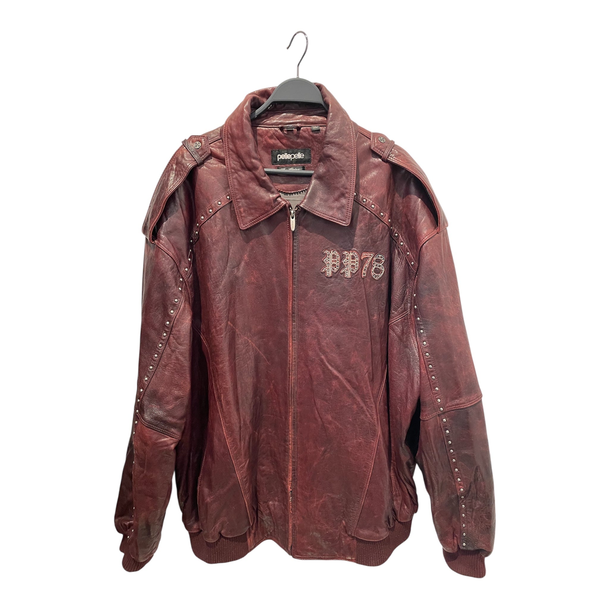 Pelle Pelle/Leather Jkt/56/Leather/BRD/NY-LA WORLD TOUR PP78 RINESTON view 1