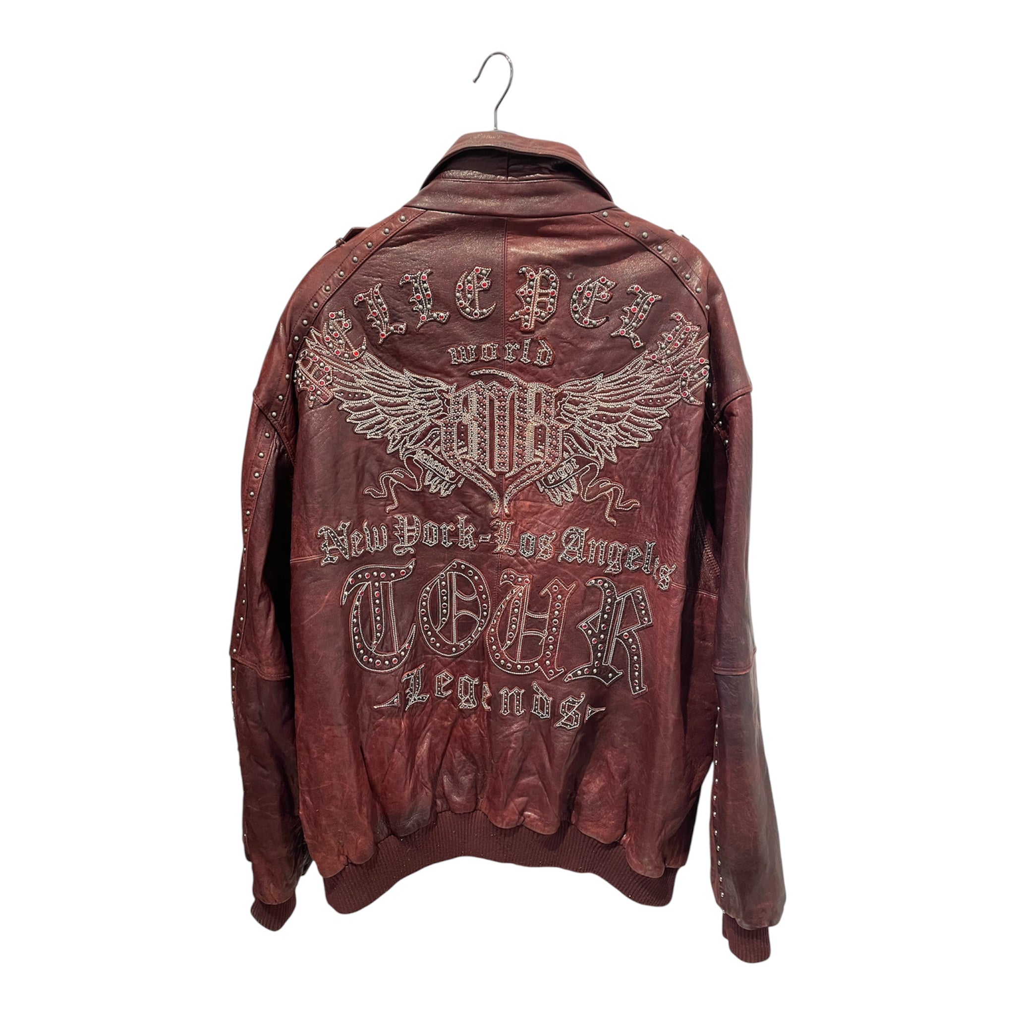 Pelle Pelle/Leather Jkt/56/Leather/BRD/NY-LA WORLD TOUR PP78 RINESTON view 2