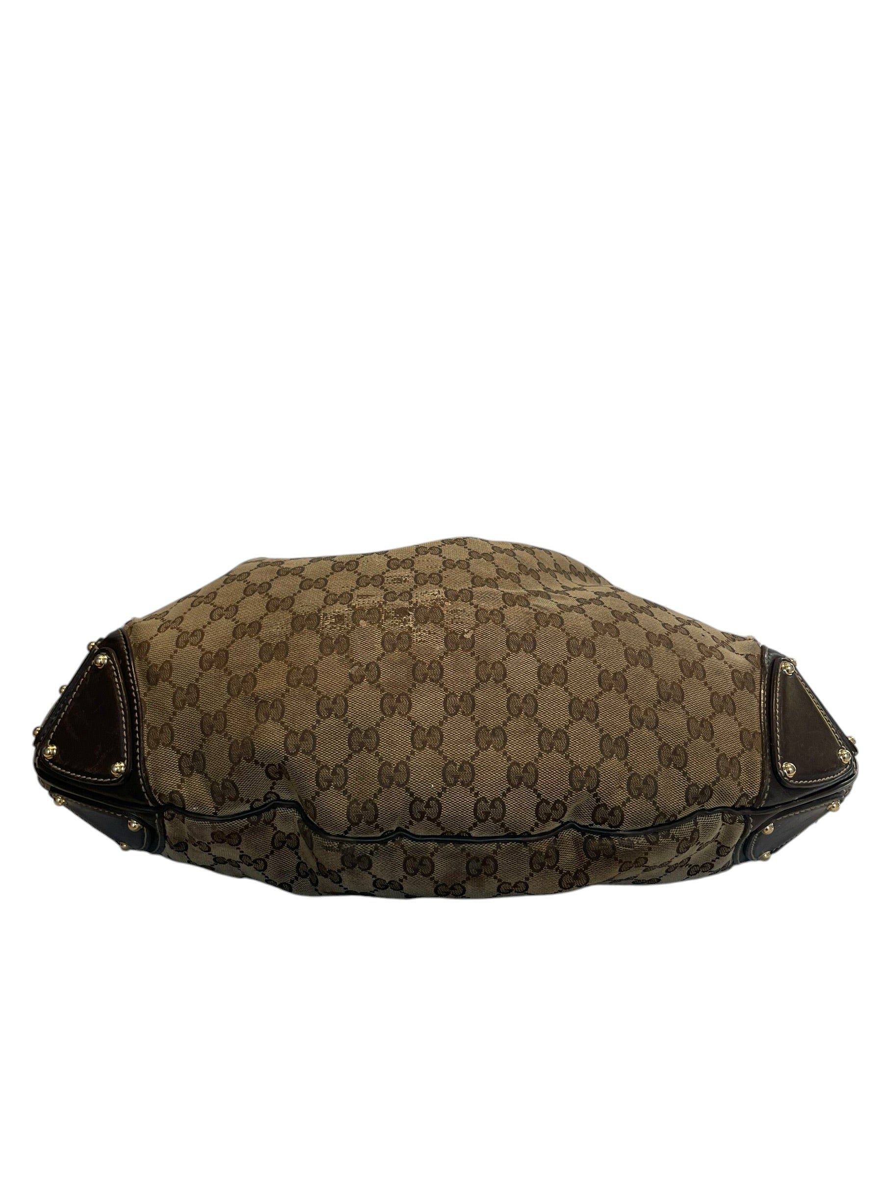 GUCCI/Hand Bag/Monogram/Cotton/KHK/GG Canvas Indy Tassel Handbag view 3