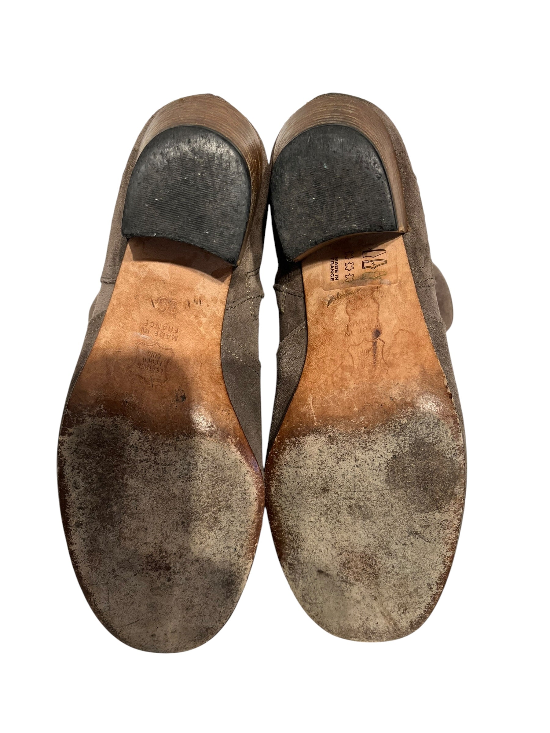 ISABEL MARANT/Ankle Boots/EU 36/Leather/GRY/SUEDE view 5