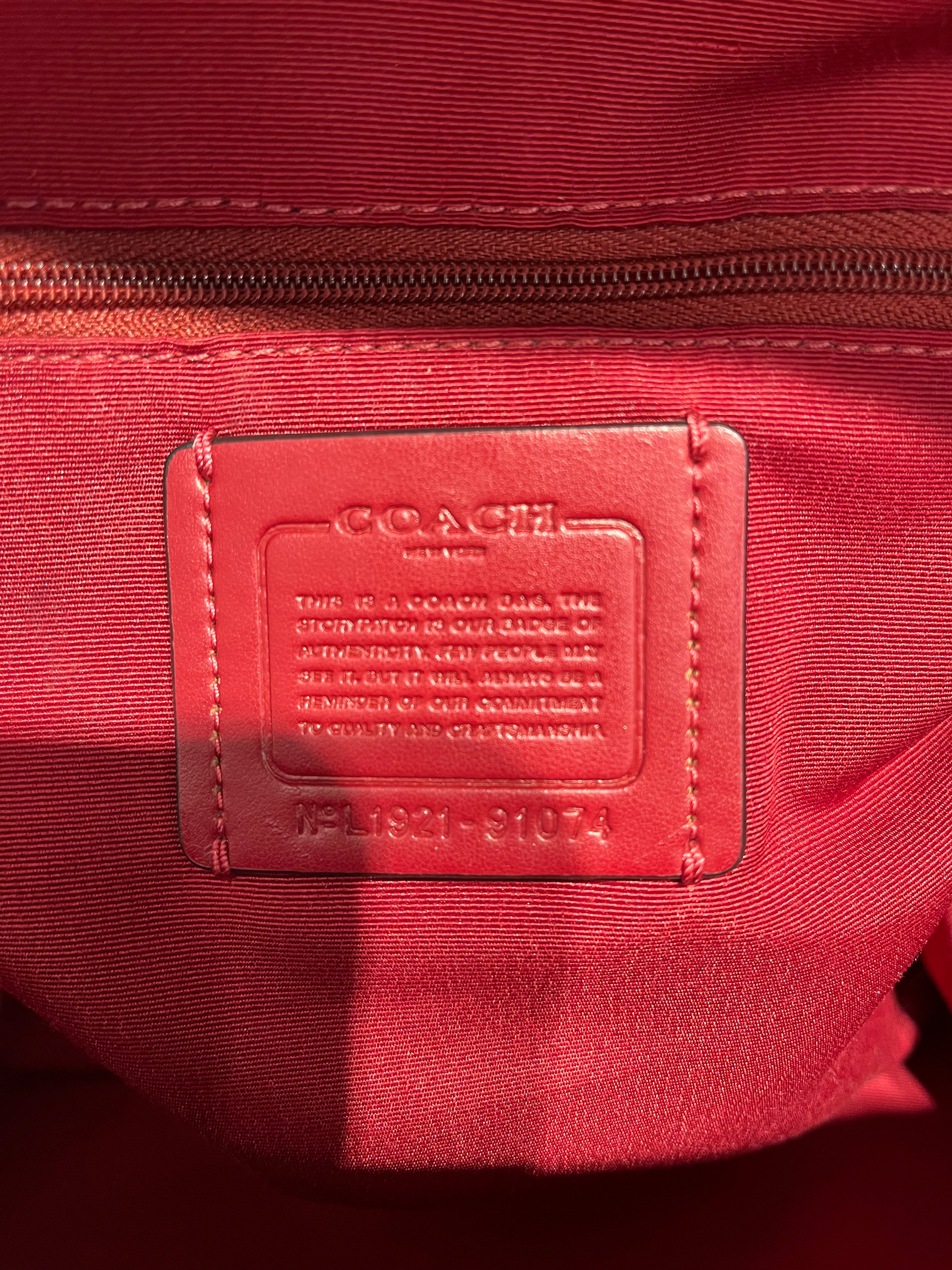 COACH/Backpack/All Over Print/Leather/PNK/Signature Canvas view 7