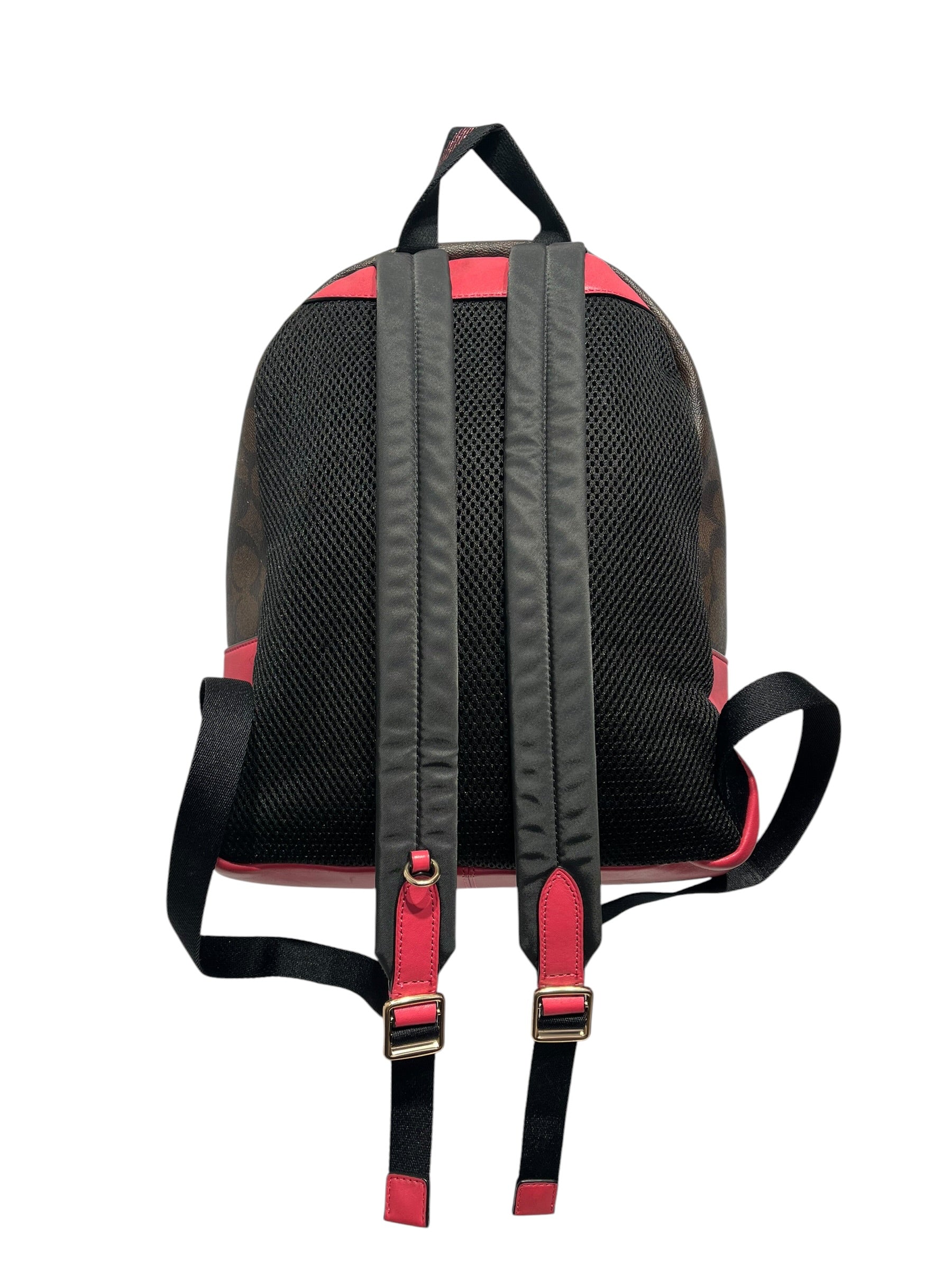 COACH/Backpack/All Over Print/Leather/PNK/Signature Canvas view 2