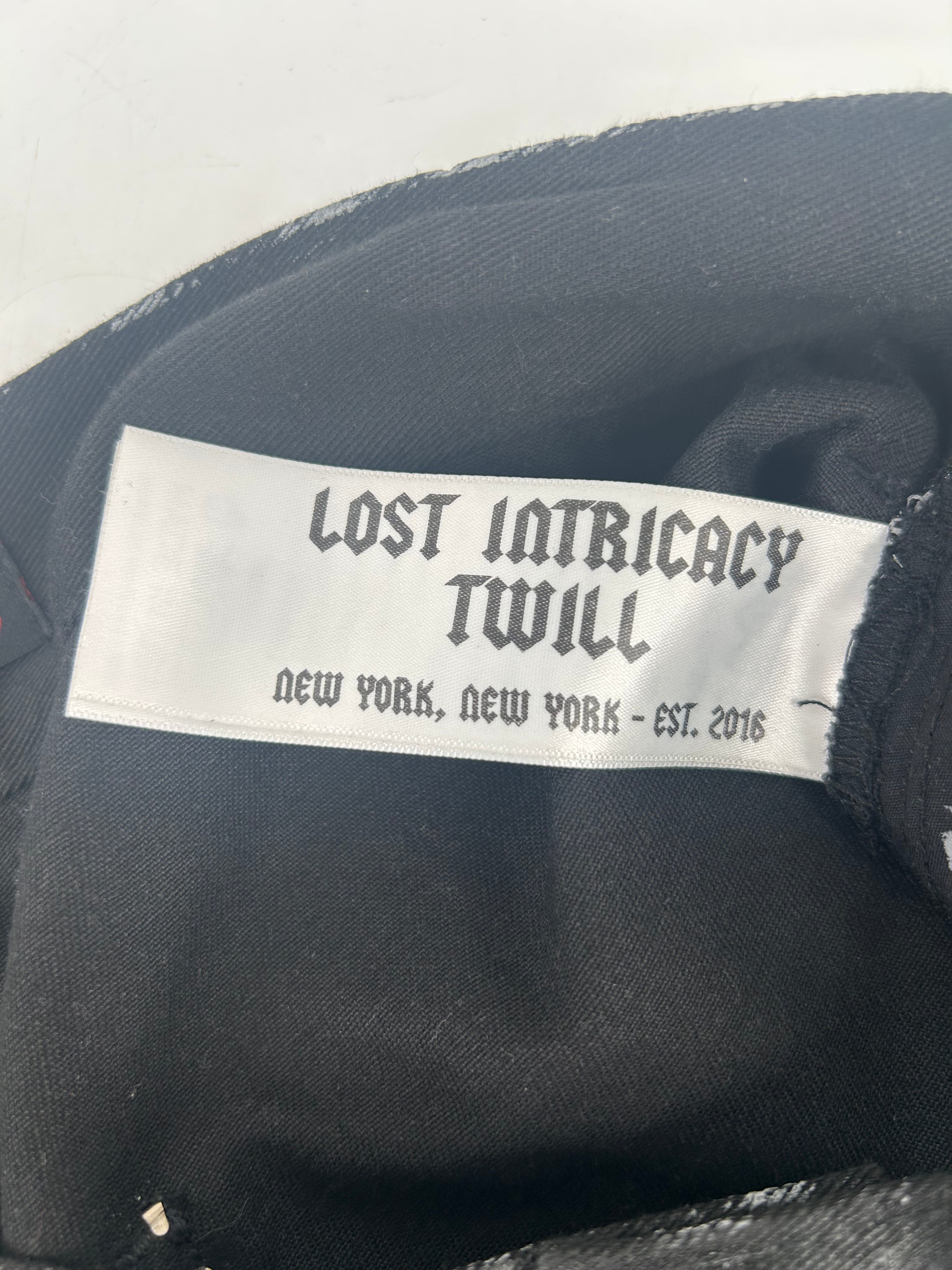 LOST INTRICACY/Shorts/30/Cotton/BLK/waxed carpenter short view 3