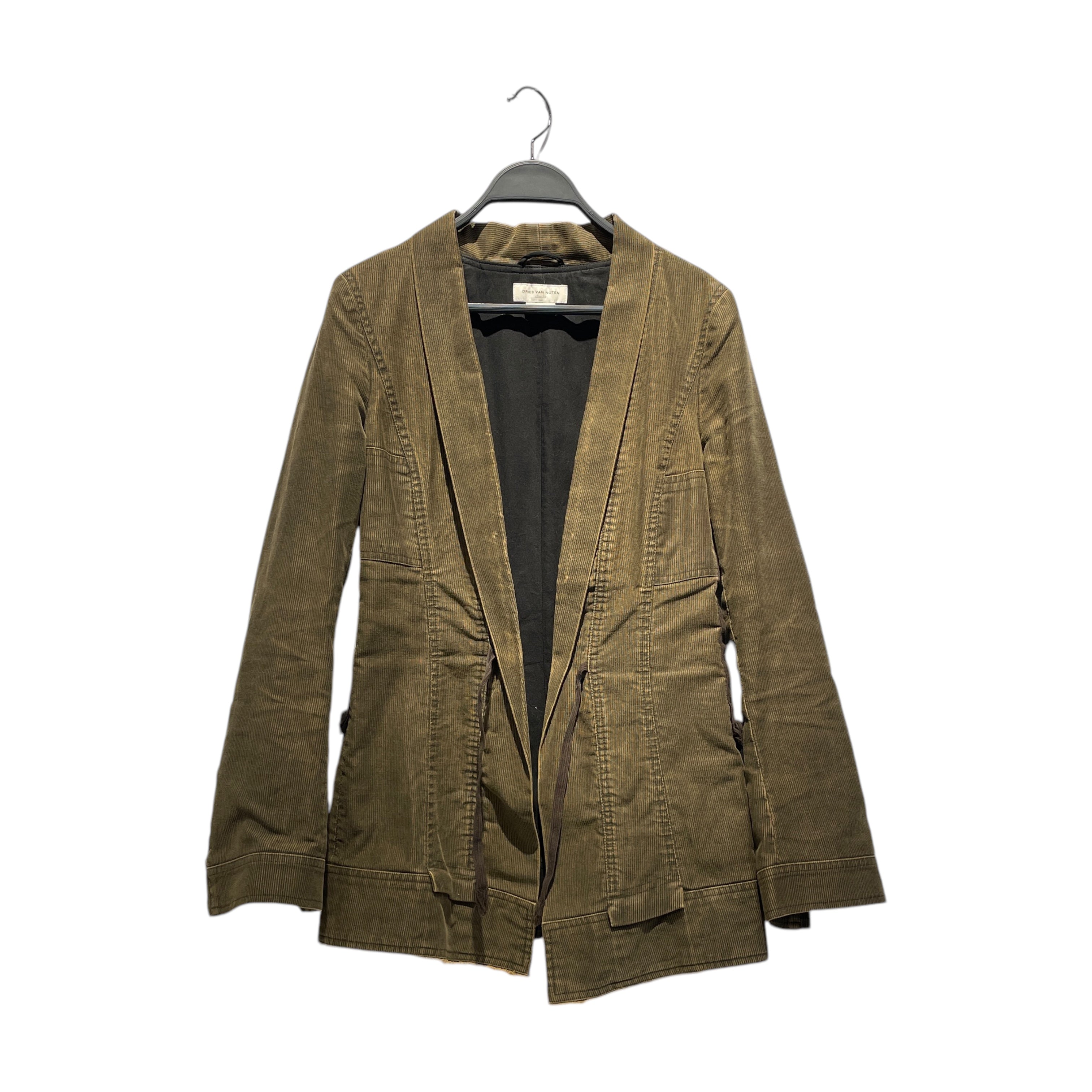 DRIES VAN NOTEN/Tailored Jkt/38/Cotton/KHK/ view 1