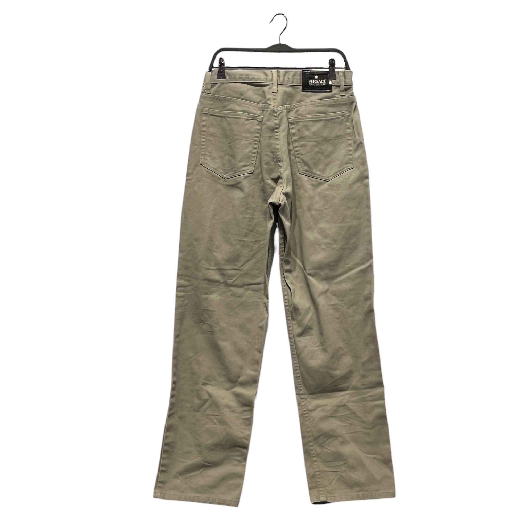 VERSACE JEANS COUTURE/Straight Pants/32/Cotton/GRY/Straight Legged Gray Jeans view 2